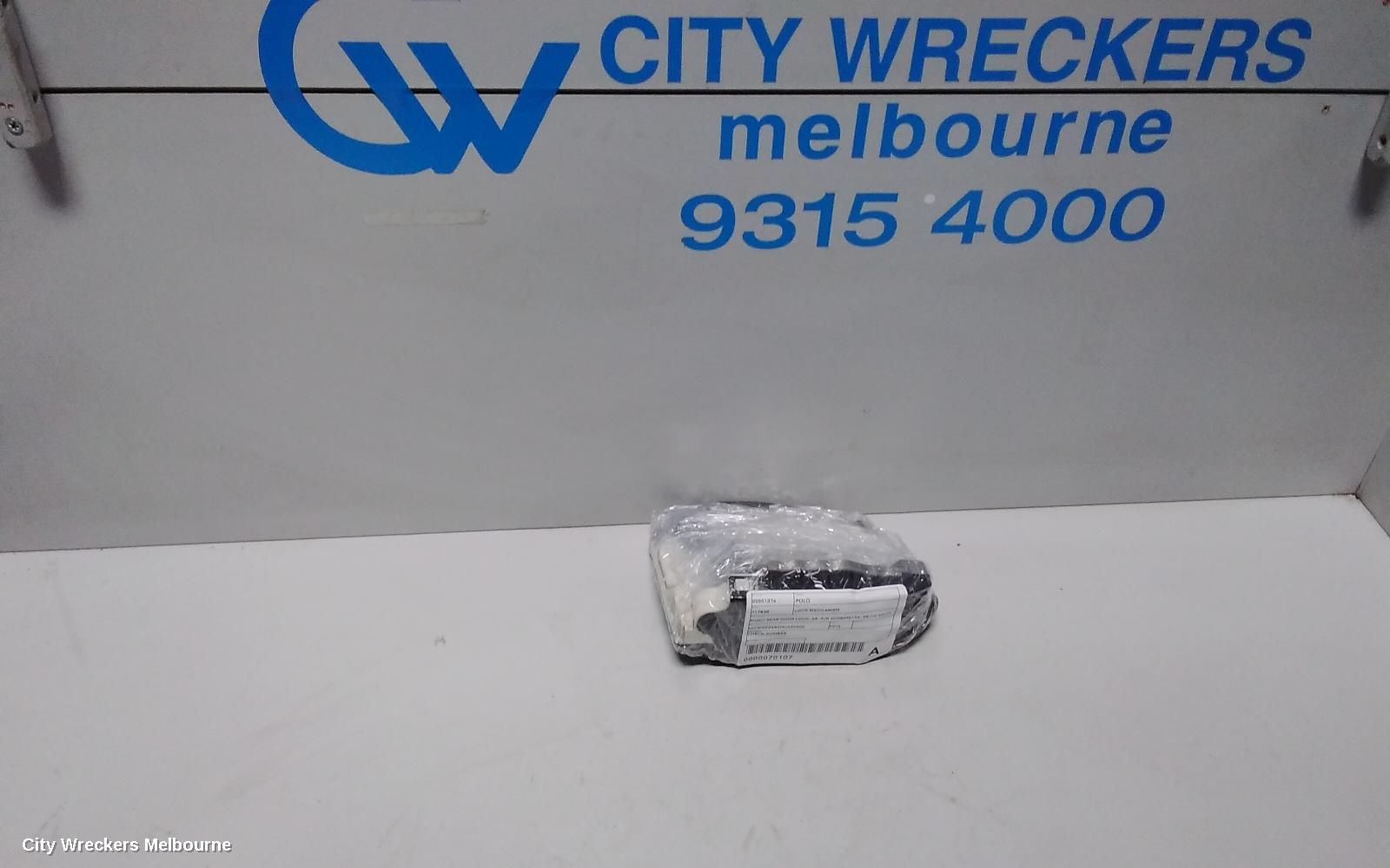 VOLKSWAGEN POLO DOOR/BOOT/GATE LOCK, RIGHT REAR DOOR LOCK, 6R, P/N 6C0839014A, 05/2010 - 09/2017