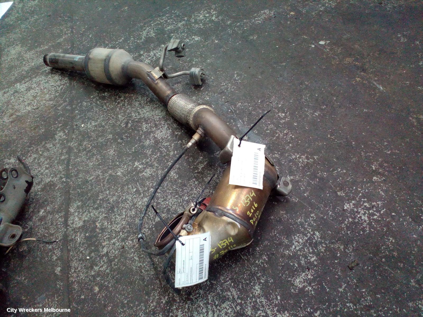 VOLKSWAGEN POLO CATALYTIC CONVERTER, DOWNPIPE-CAT TYPE, 1.2, PETROL, CJZC/CJZD CODE, 6R, 05/2014 - 09/2017