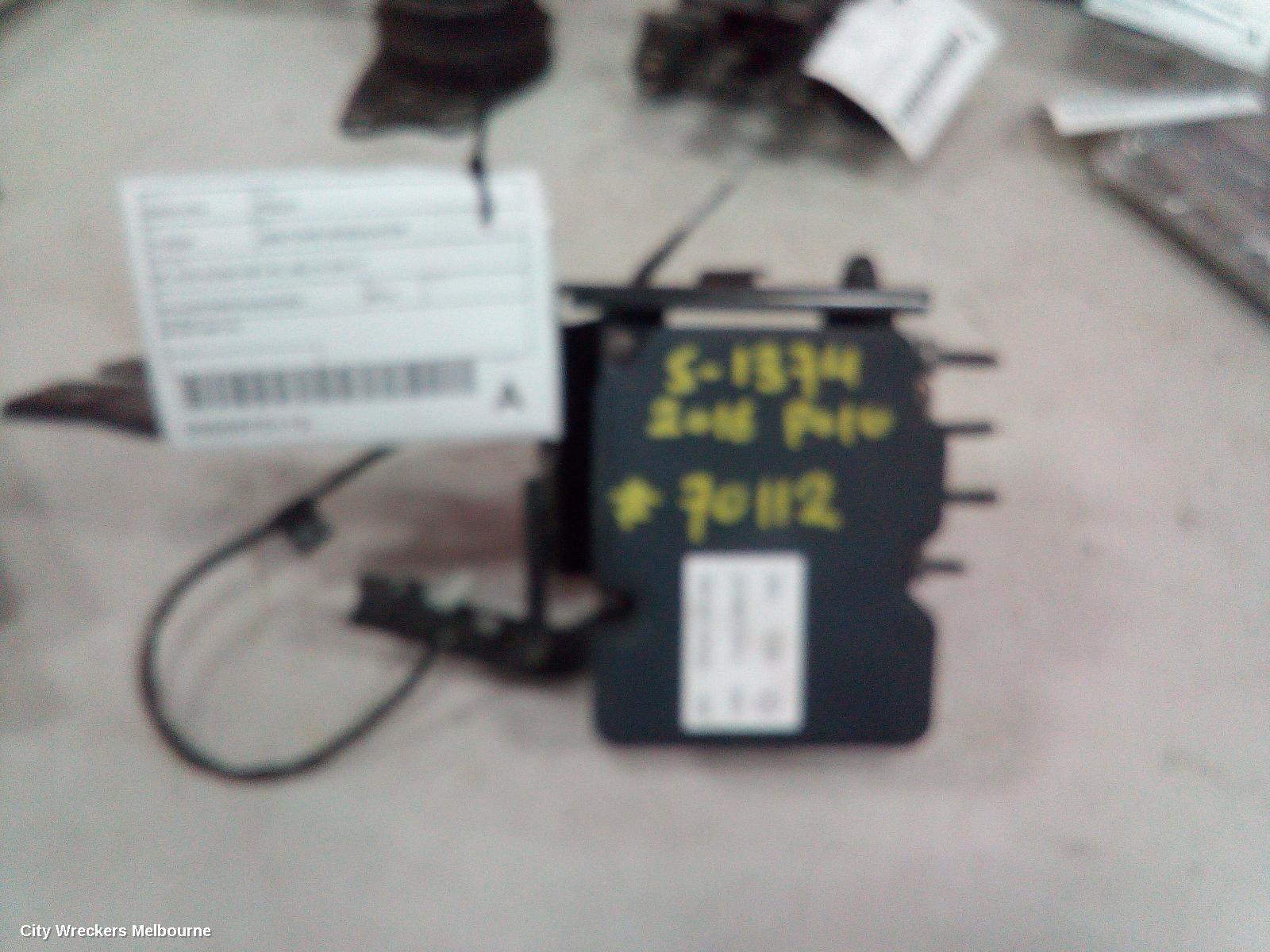 VOLKSWAGEN POLO ABS PUMP/MODULATOR, 6R, P/N 6C0614517N, 05/2014 - 09/2017