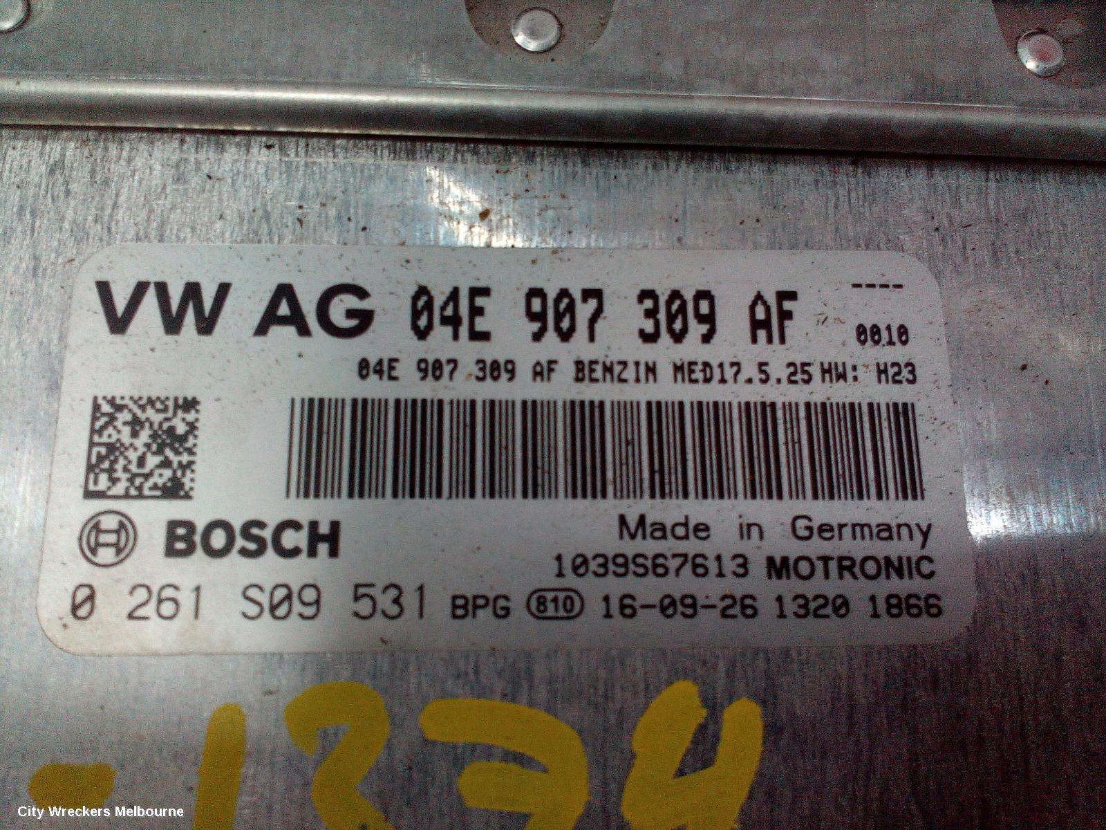 VOLKSWAGEN POLO ECU, ENGINE ECU, 1.2, PETROL, CJZD CODE, ECU ONLY, 6R, 05/2014 - 09/2017
