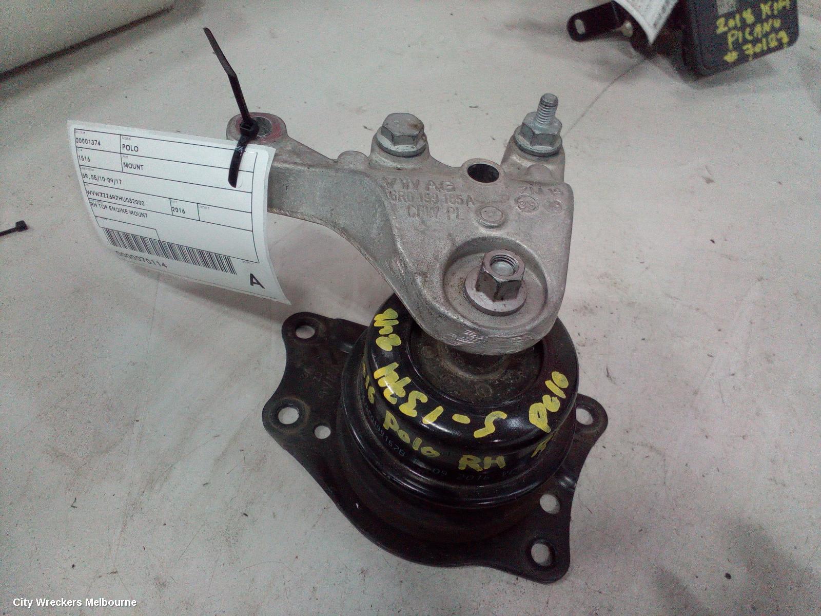 VOLKSWAGEN POLO MOUNT, 6R, 05/2010 - 09/2017