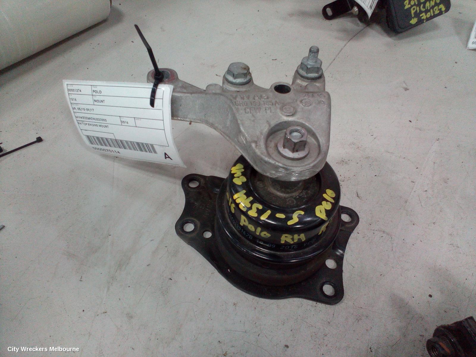 VOLKSWAGEN POLO MOUNT, 6R, 05/2010 - 09/2017