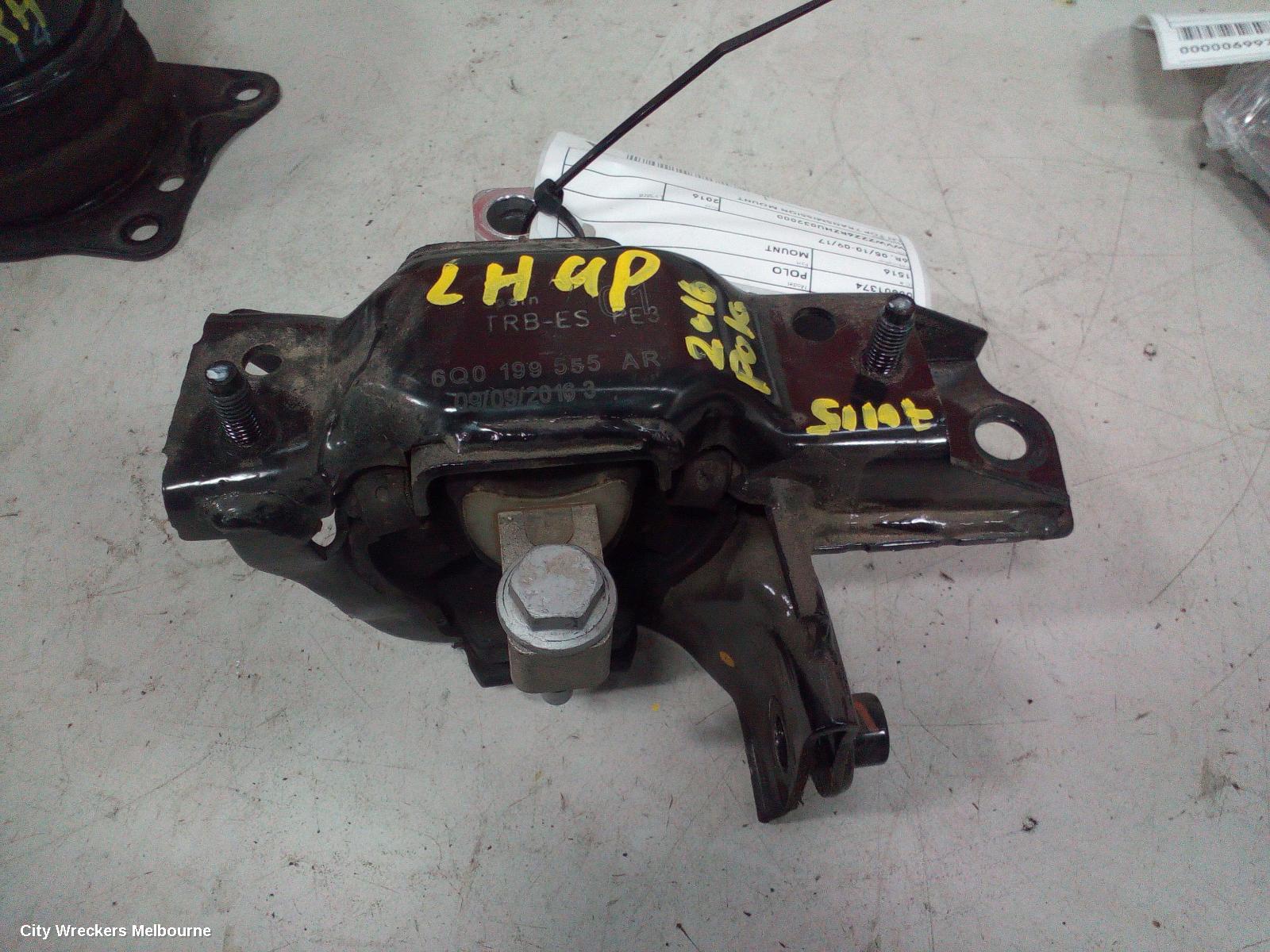 VOLKSWAGEN POLO MOUNT, 6R, 05/2010 - 09/2017