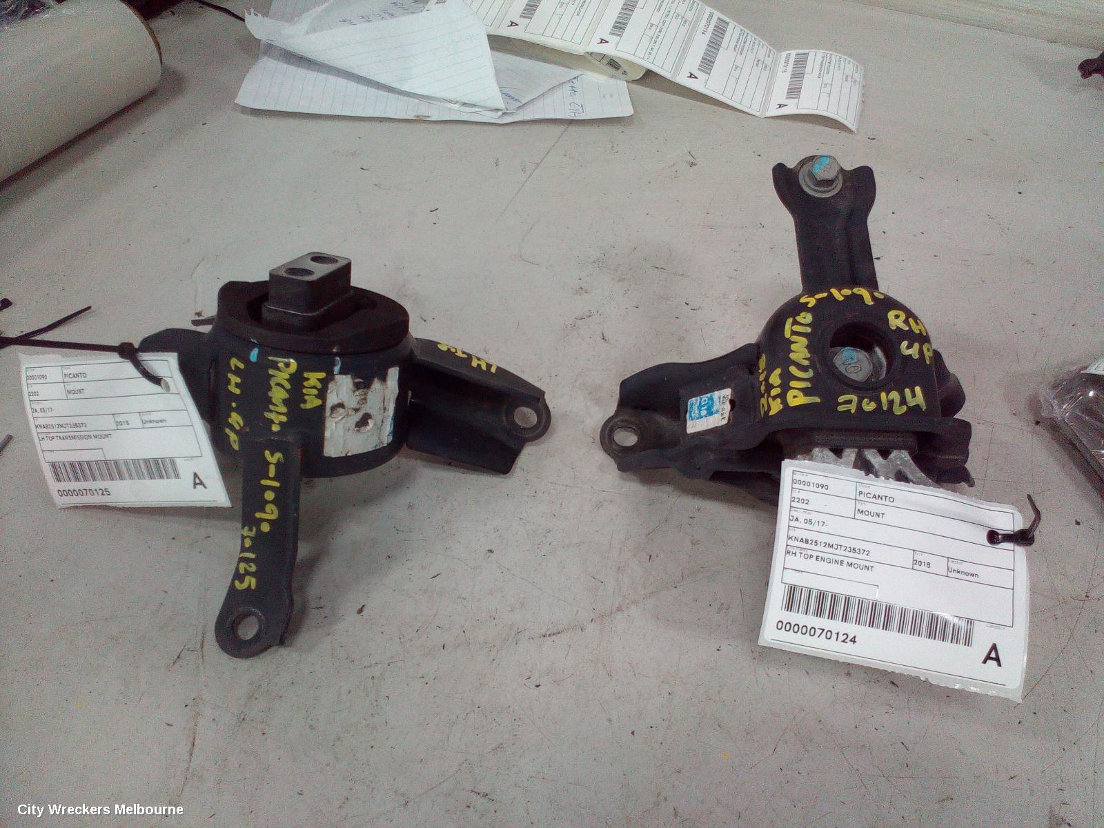KIA PICANTO MOUNT, JA, 05/2017 ONWARDS
