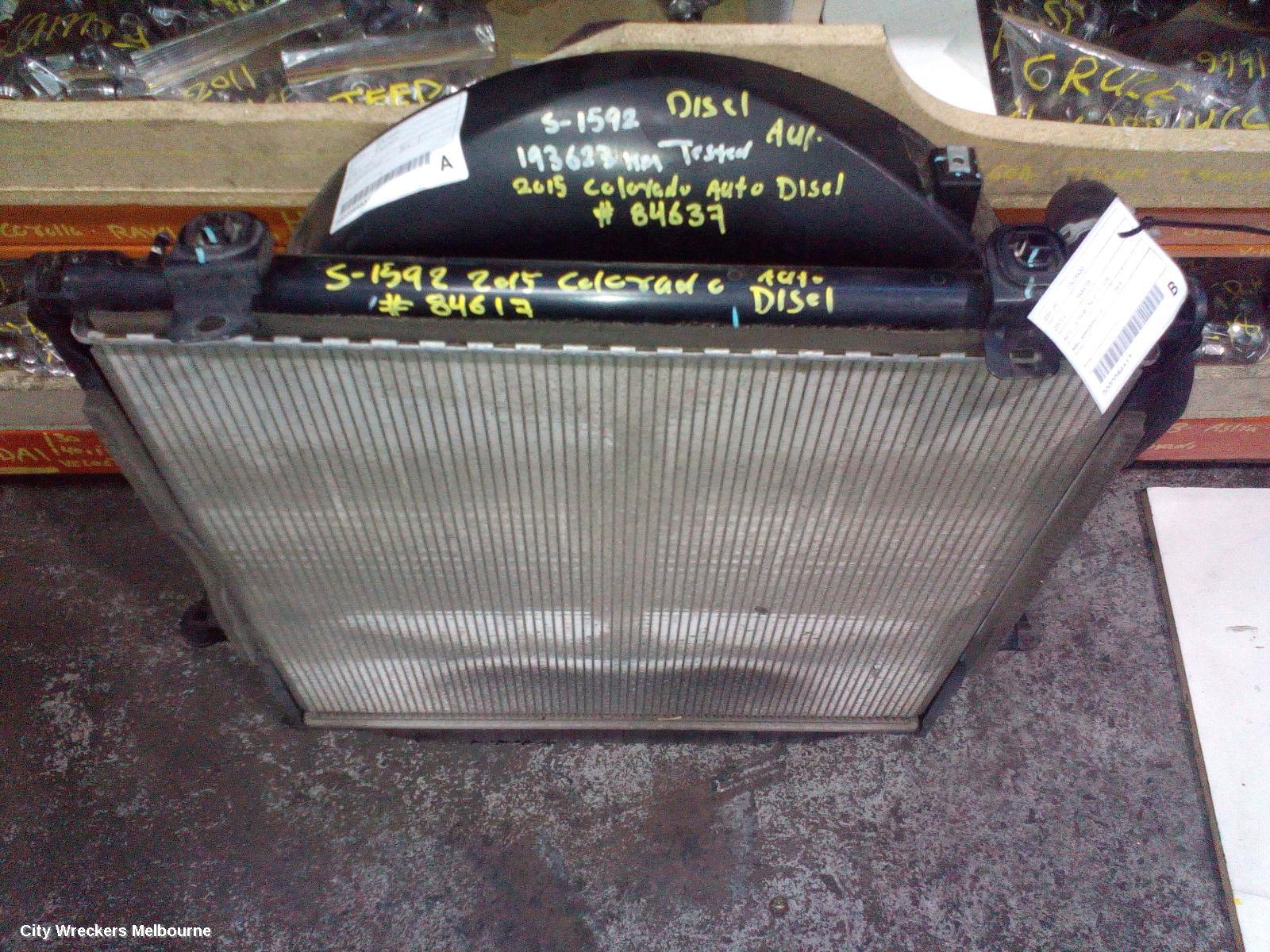 HOLDEN COLORADO RADIATOR, AUTO, 2.8, DIESEL, RG, 01/2012 - 12/2020