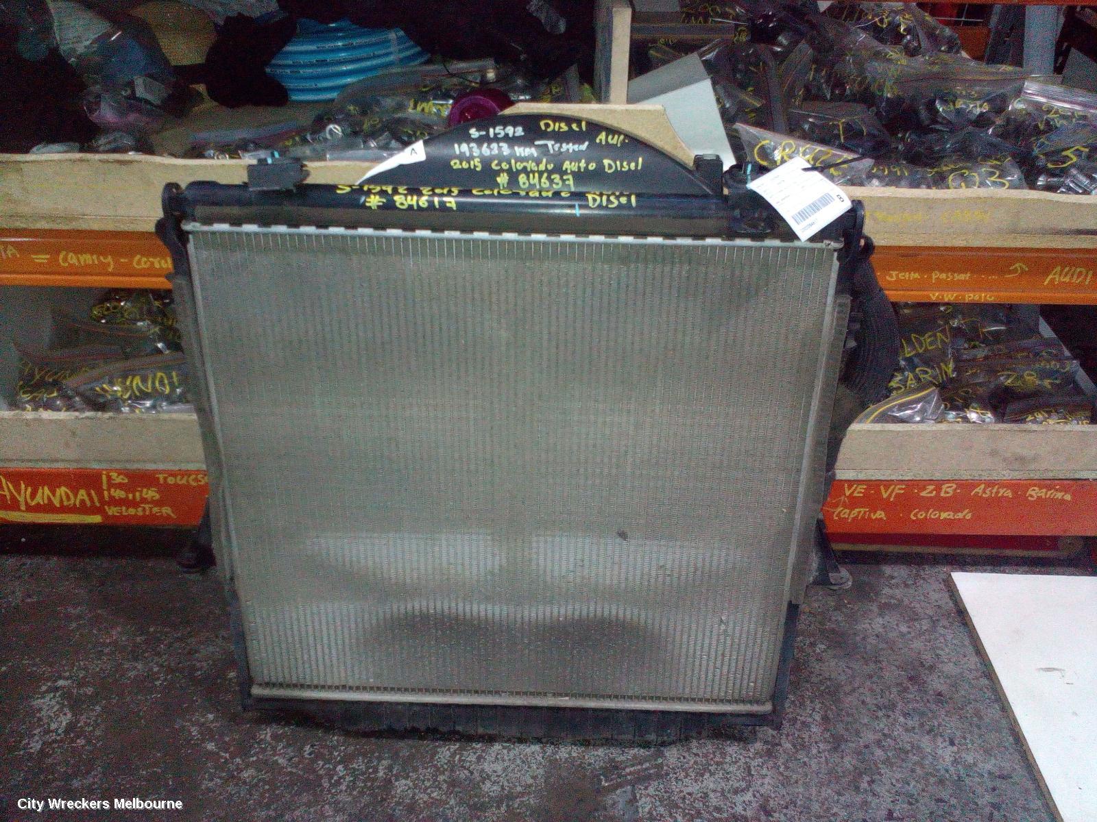 HOLDEN COLORADO RADIATOR, AUTO, 2.8, DIESEL, RG, 01/2012 - 12/2020