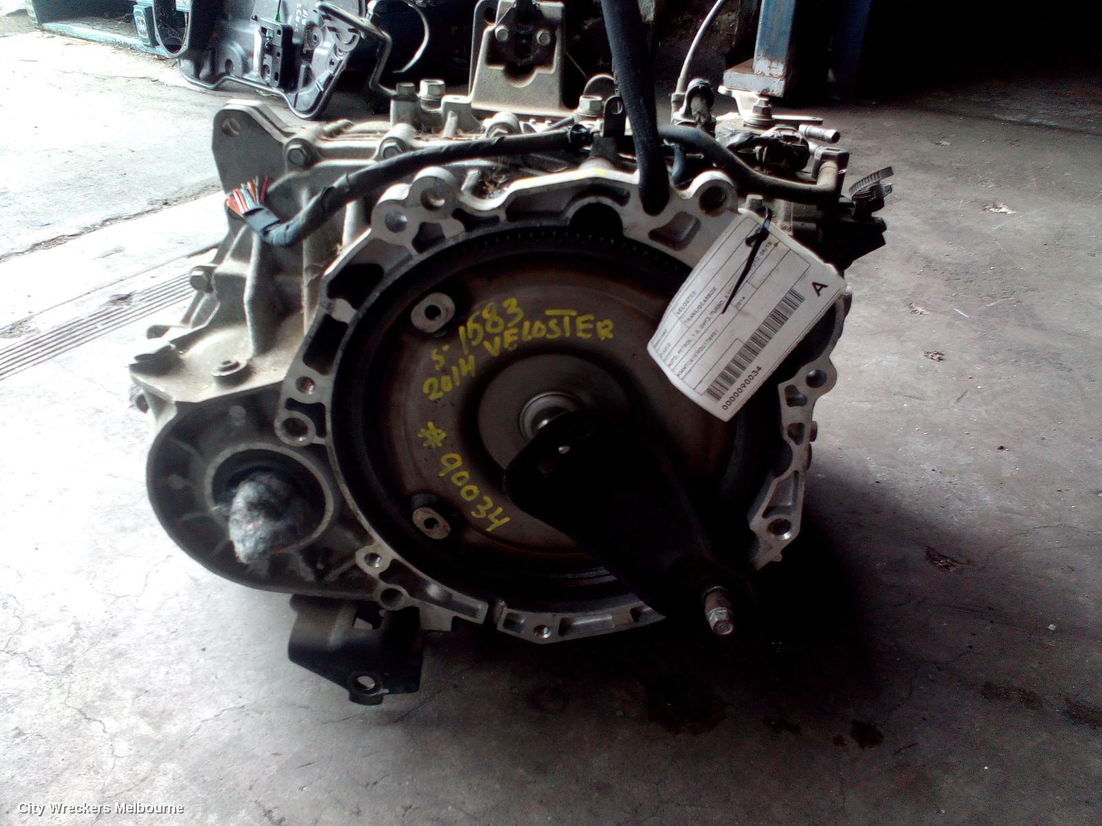 HYUNDAI VELOSTER TRANS/GEARBOX, AUTO, PETROL, 1.6, G4FJ, TURBO, 6 SPEED, FS, 07/2012 - 04/2015