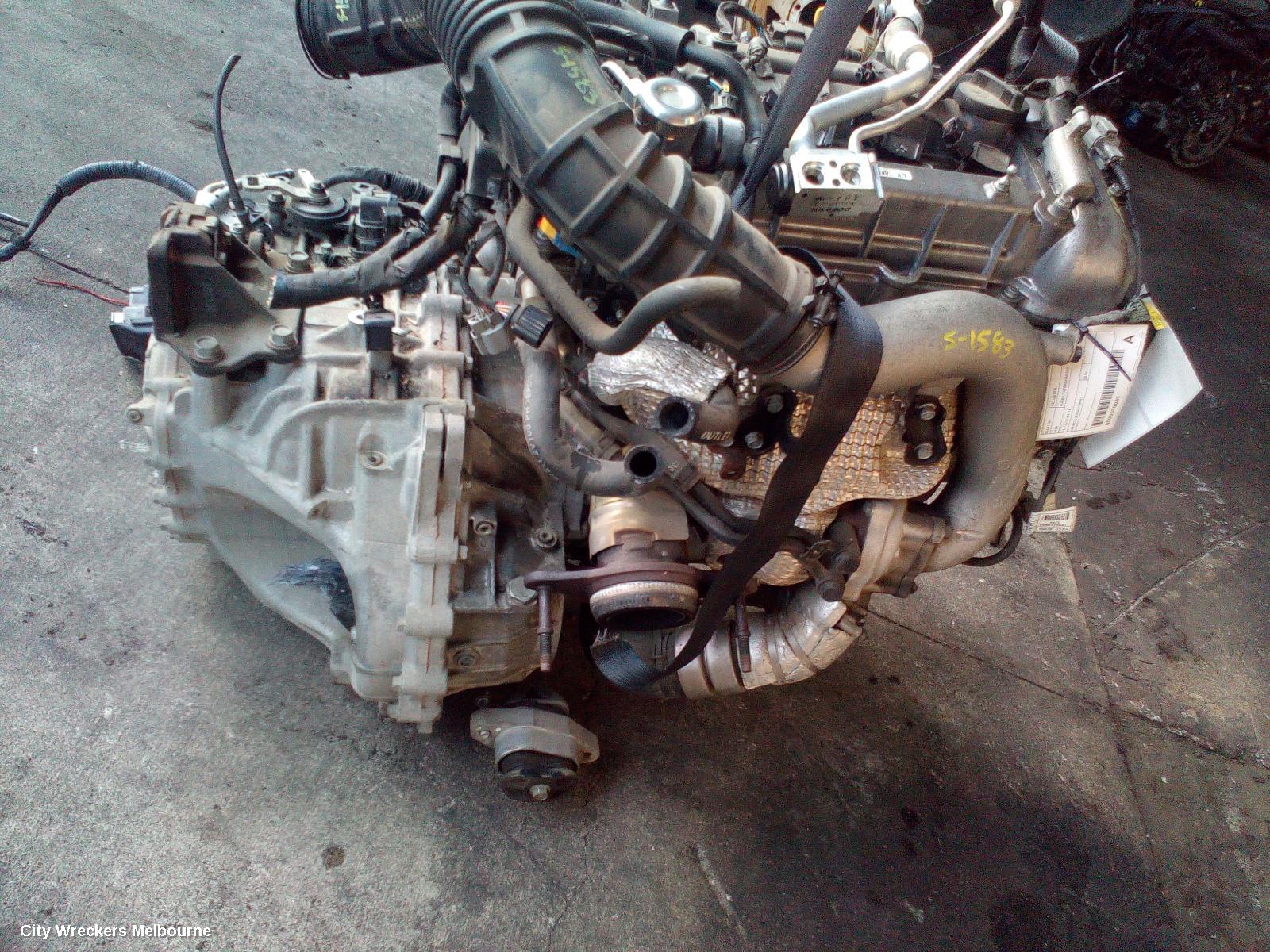 HYUNDAI VELOSTER TRANS/GEARBOX, AUTO, PETROL, 1.6, G4FJ, TURBO, 6 SPEED, FS, 07/2012 - 04/2015