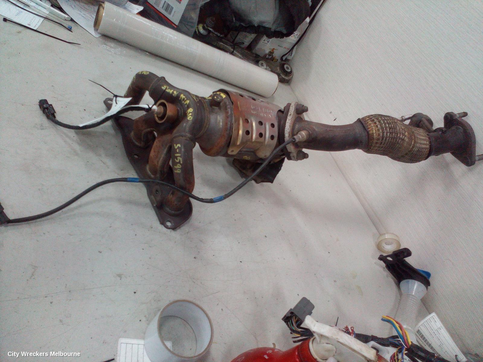 KIA RIO CATALYTIC CONVERTER, MANIFOLD-CAT TYPE, 1.4, PETROL, YB, 12/2016 ONWARDS