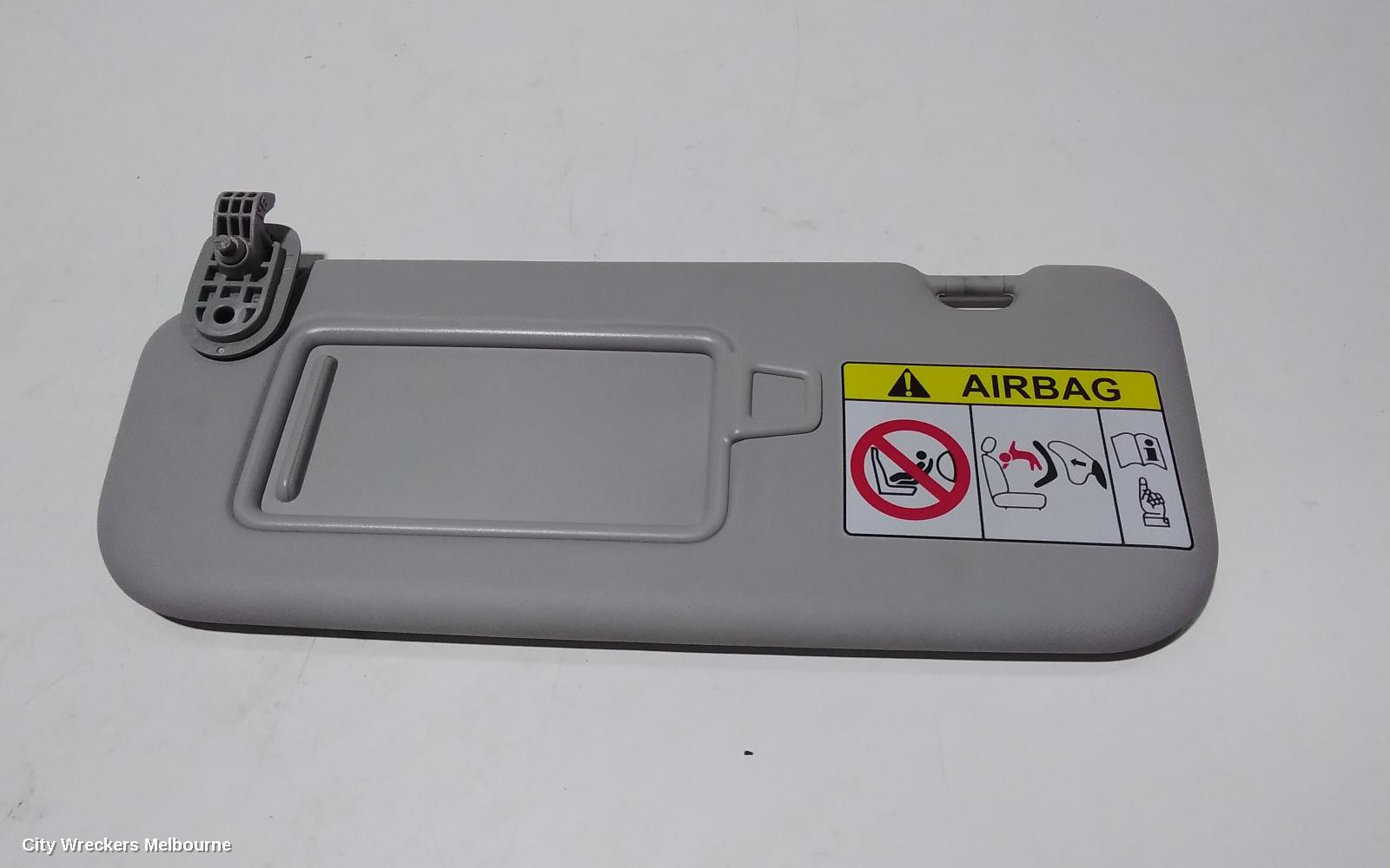 KIA RIO SUNVISOR, YB, LH SIDE, 12/2016 ONWARDS