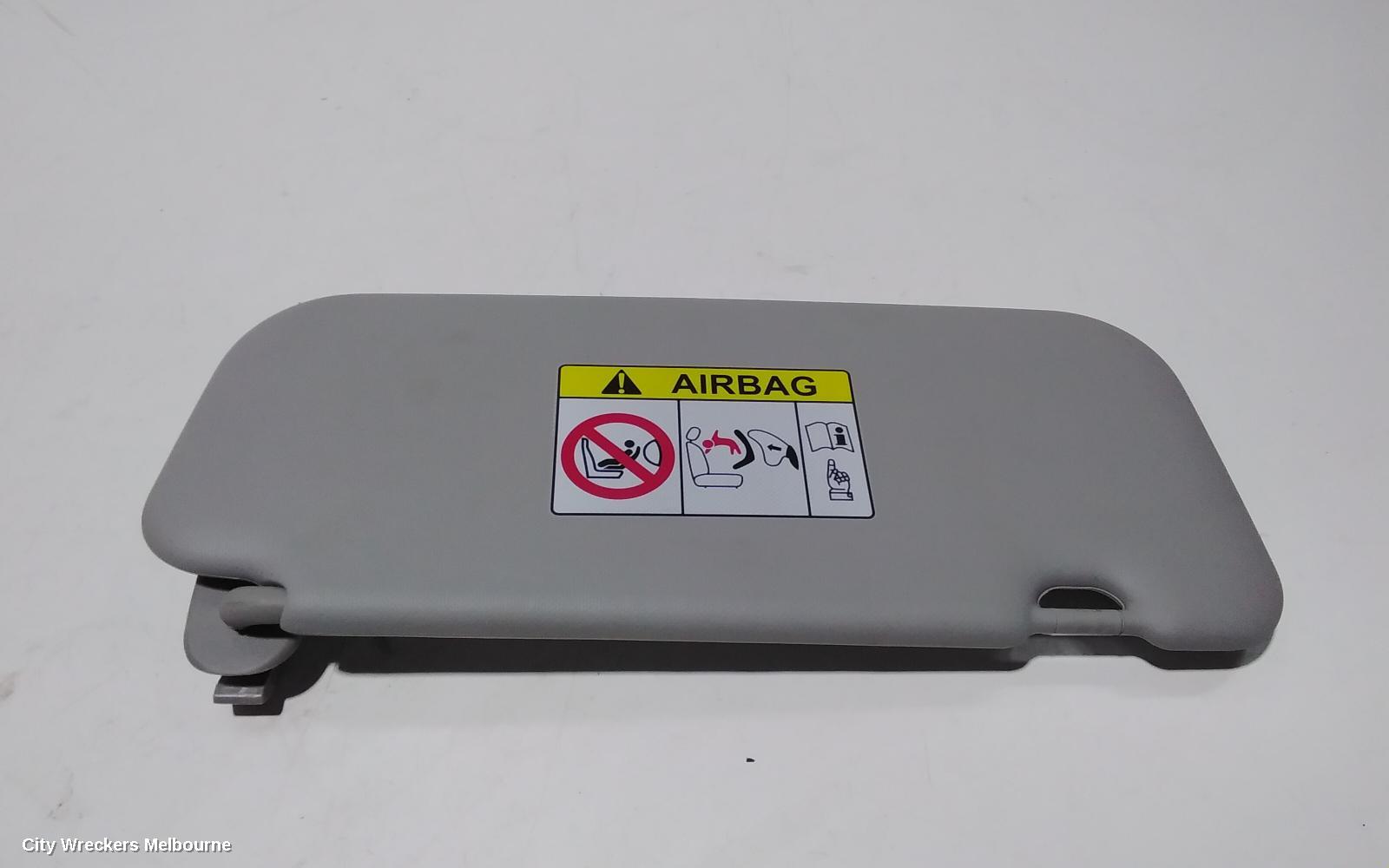 KIA RIO SUNVISOR, YB, LH SIDE, 12/2016 ONWARDS
