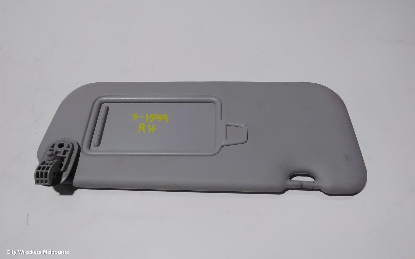 KIA RIO SUNVISOR, YB, RH SIDE, 12/2016 ONWARDS