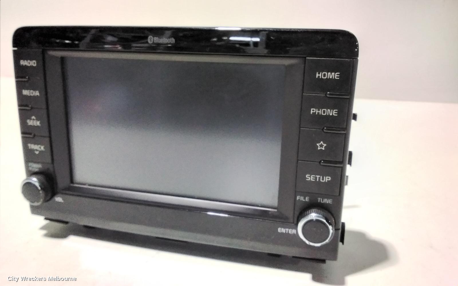 KIA RIO RADIO/CD/DVD/SAT/TV, 7IN TOUCHSCREEN, NON SAT NAV TYPE, YB, 06/2018 - 06/2020