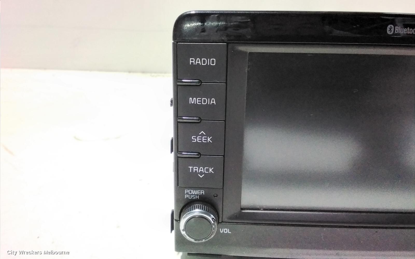 KIA RIO RADIO/CD/DVD/SAT/TV, 7IN TOUCHSCREEN, NON SAT NAV TYPE, YB, 06/2018 - 06/2020