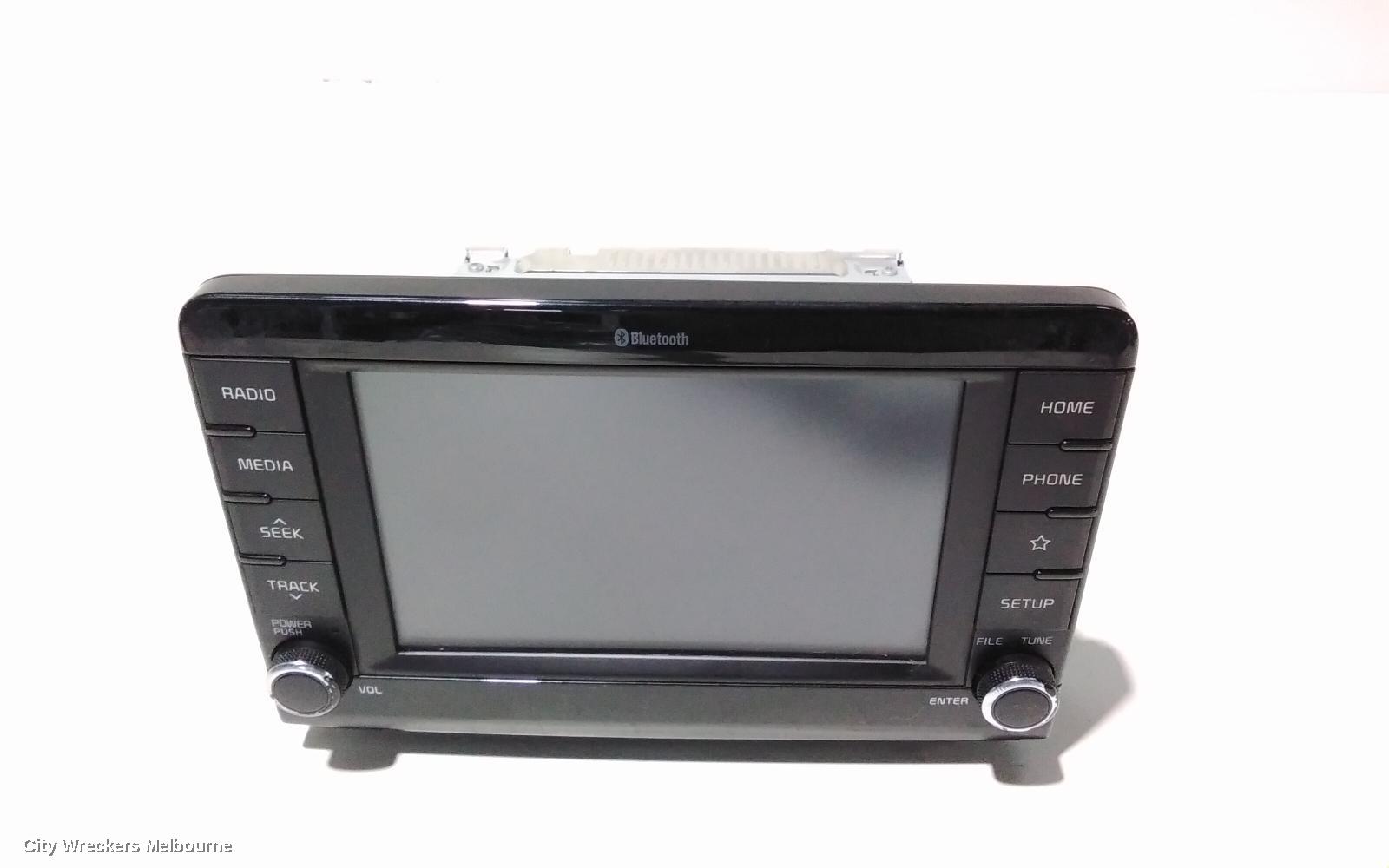 KIA RIO RADIO/CD/DVD/SAT/TV, 7IN TOUCHSCREEN, NON SAT NAV TYPE, YB, 06/2018 - 06/2020