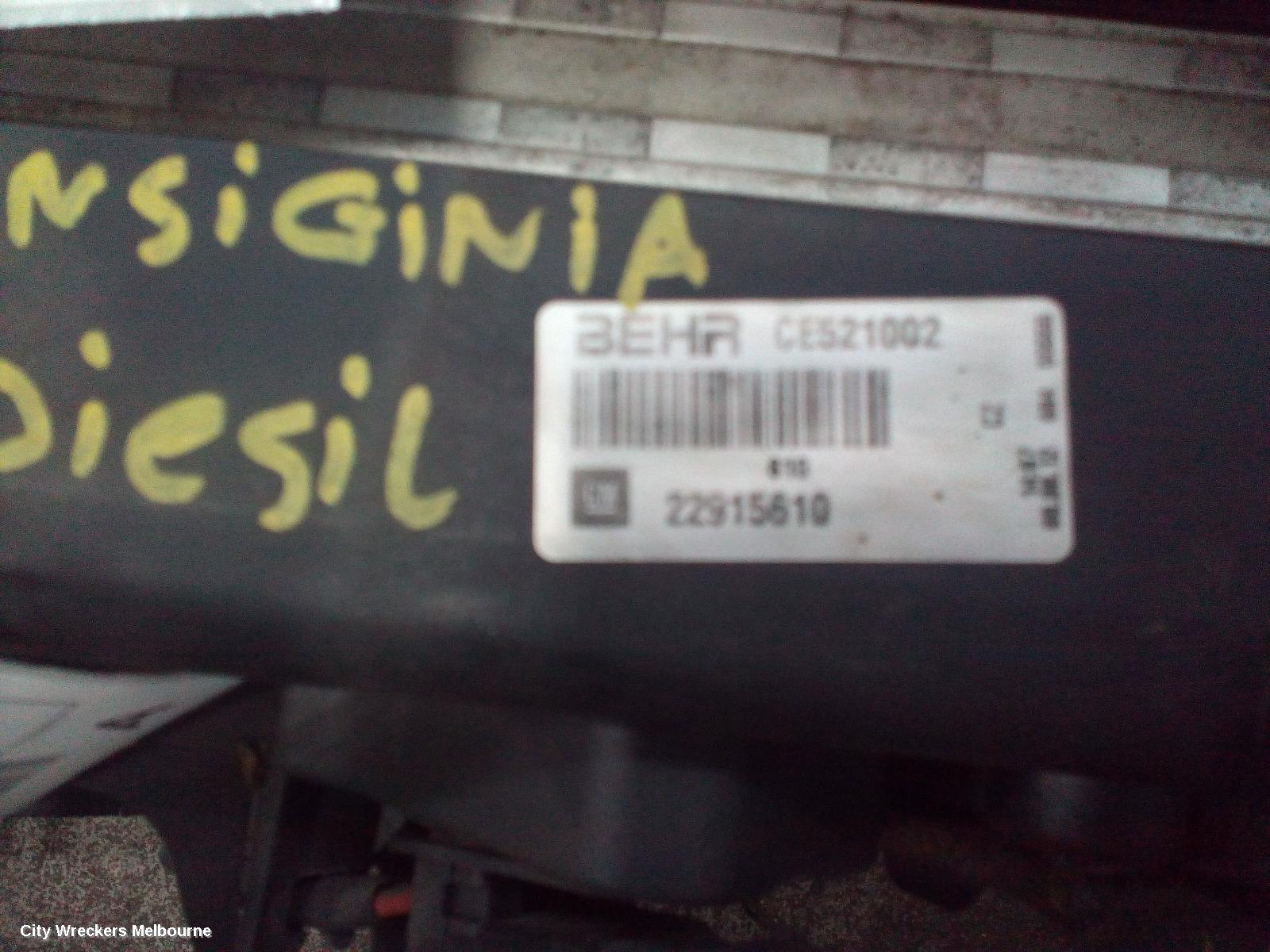 OPEL INSIGNIA FAN, RAD FAN (DRIVERS SIDE), IN, DIESEL, 09/2012 - 12/2013