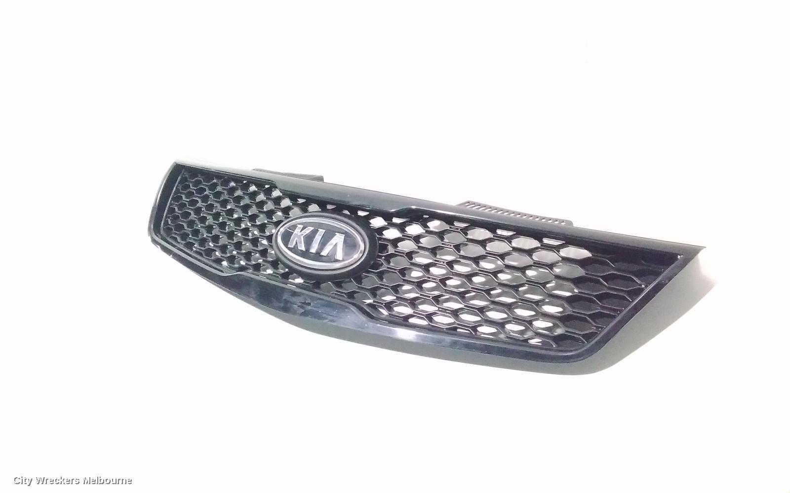 KIA CERATO GRILLE, RADIATOR GRILLE, TD, BLACK, COUPE/KOUP, 07/2009 - 03/2013