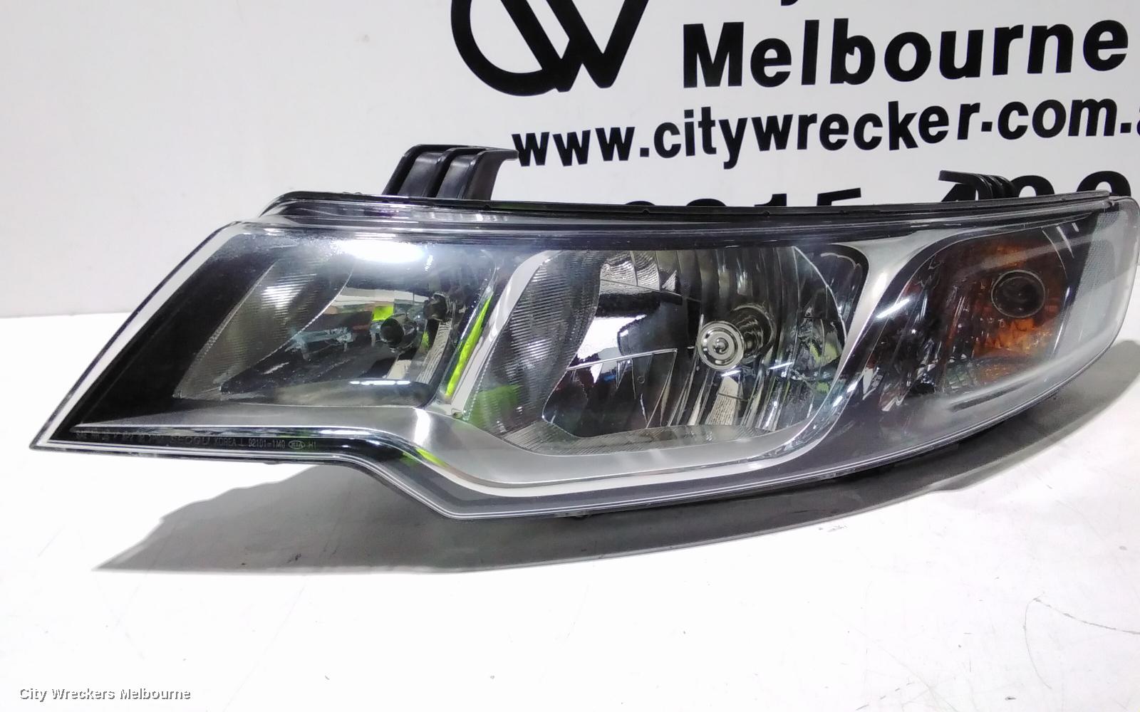 KIA CERATO LEFT HEADLAMP, TD, COUPE, 07/2009 - 03/2013