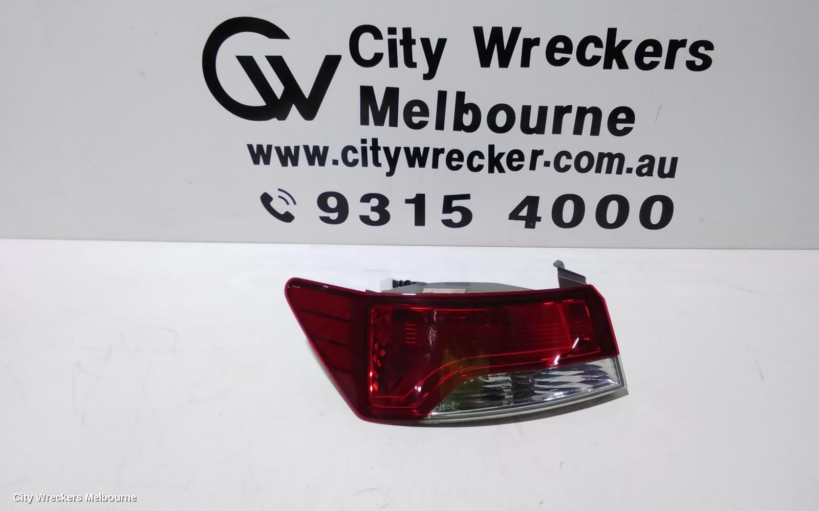 KIA CERATO LEFT TAILLIGHT, TD, COUPE/KOUP, NON LEDT TYPE, 07/2009 - 09/2011