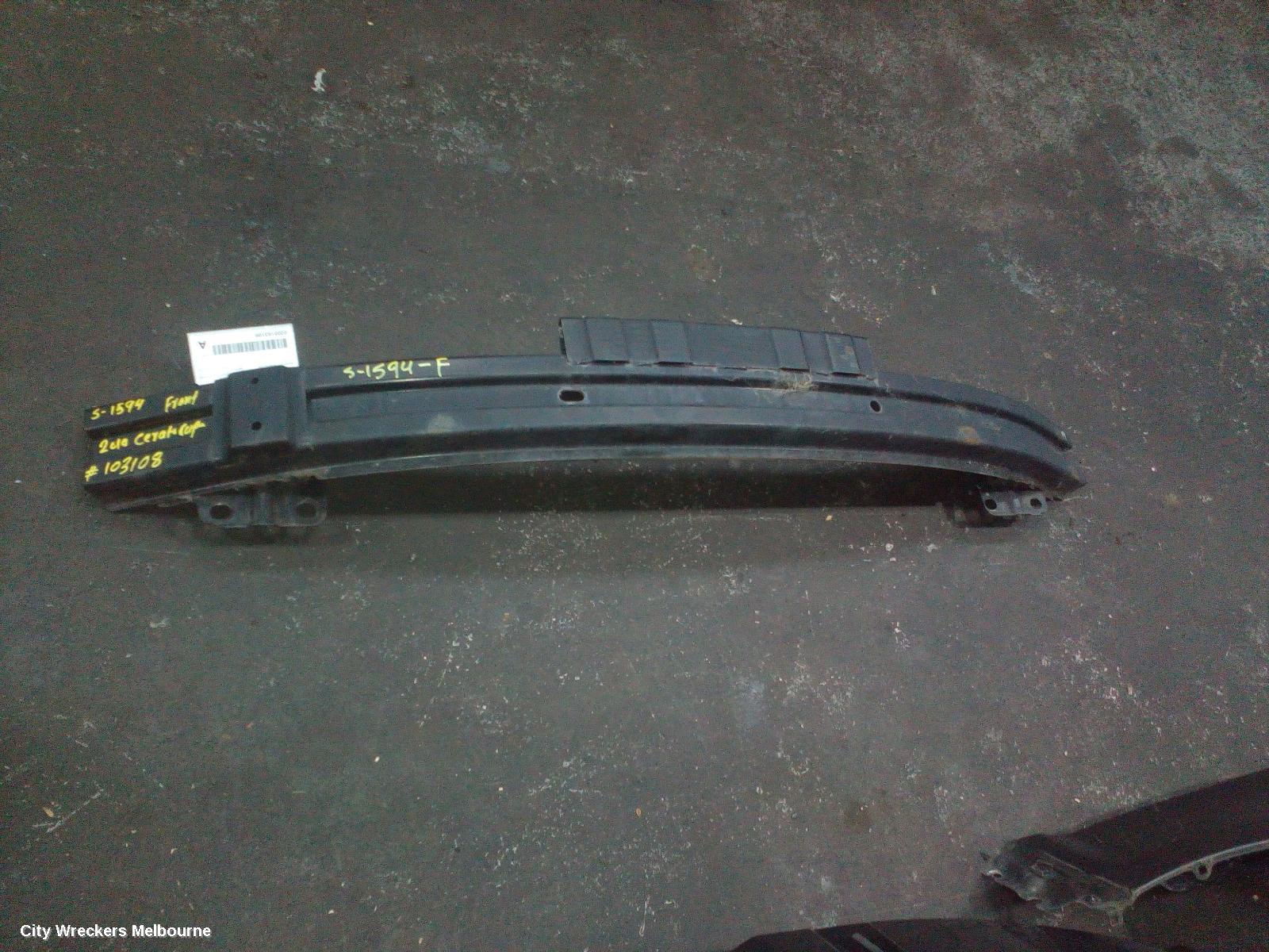 KIA CERATO F/BAR REINFORC/BRACK, REINFORCEMENT, TD, COUPE/KOUP, 07/2009 - 03/2013
