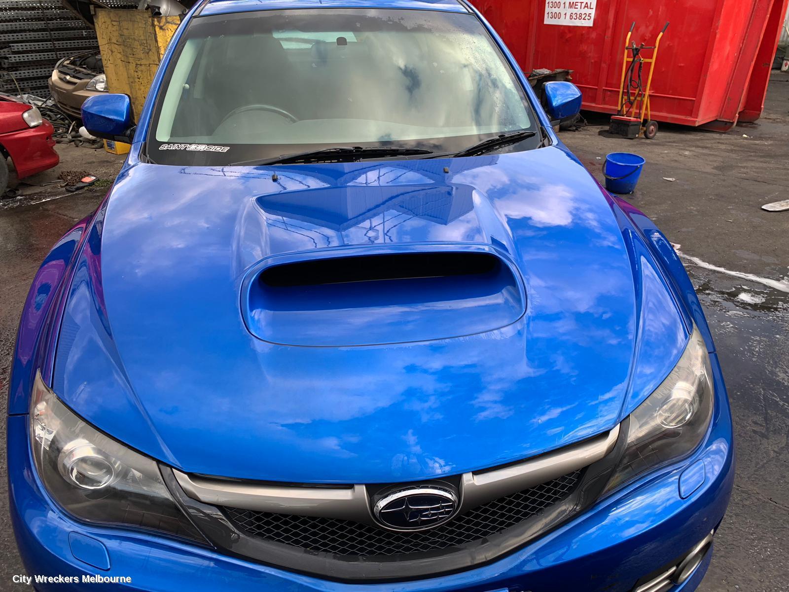 SUBARU IMPREZA REAR BUMPER, G3, HATCH, WRX, NON PARK SENSOR TYPE, 04/2007 - 08/2010