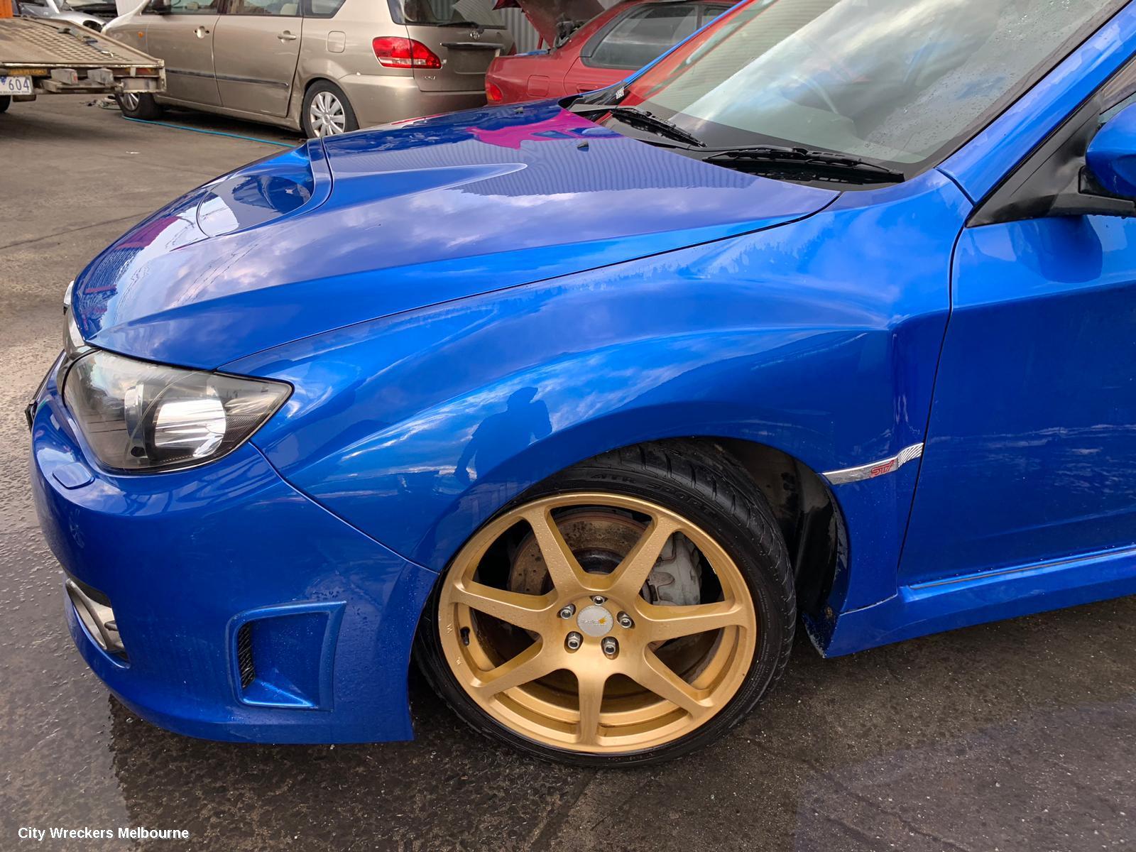 SUBARU IMPREZA LEFT REAR HUB ASSEMBLY, G3, WRX, TURBO, ABS TYPE, NON WIDE BODY TYPE (VIN JF1GE/JF1GH) 04/2007 - 12/2013