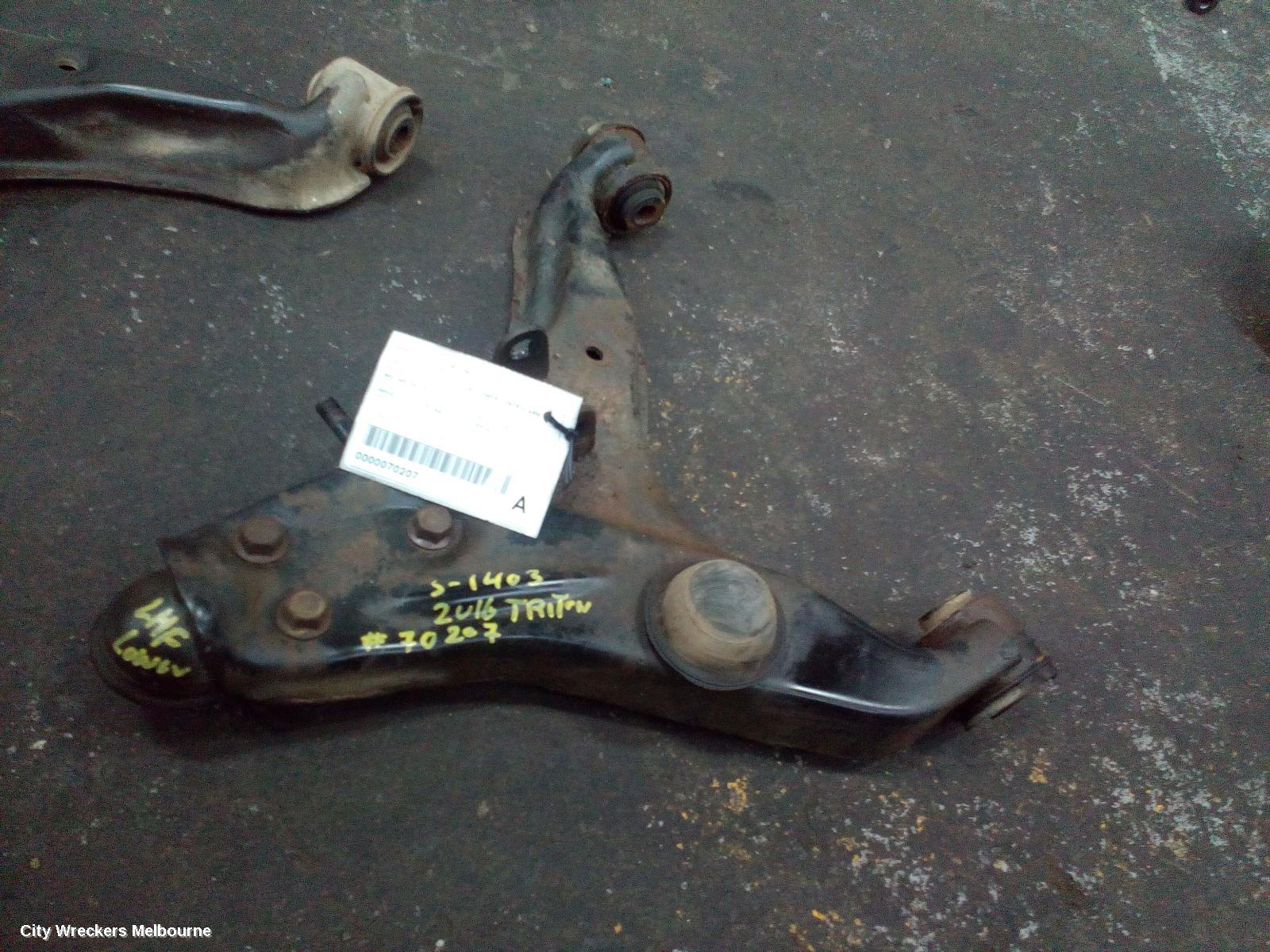 MITSUBISHI TRITON LEFT FRONT LOWER CONTROL ARM, MQ-MR, 03/2015 - 10/2023