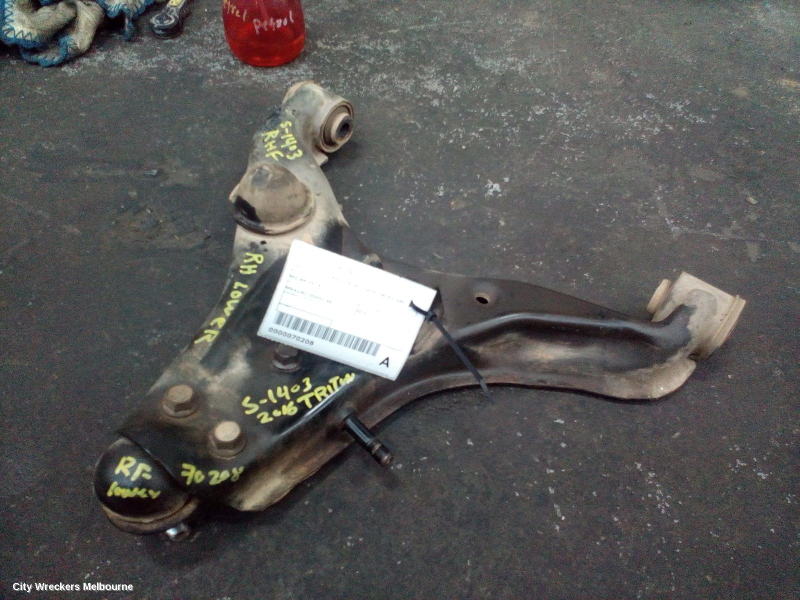 MITSUBISHI TRITON RIGHT FRONT LOWER CONTROL ARM, MQ-MR, 03/2015 - 10/2023