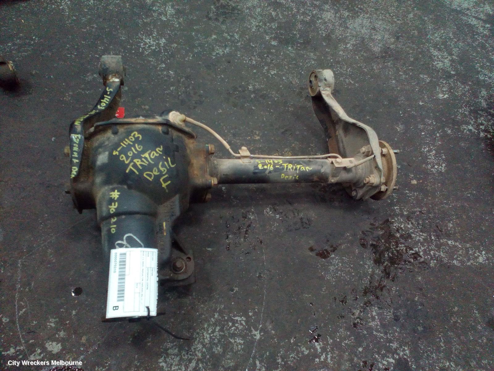 MITSUBISHI TRITON DIFFERENTIAL CENTRE, FRONT, 2.4, DIESEL, MANUAL T/M, MQ-MR, 3.692 RATIO, NON ACTUATOR TYPE, 03/2015 - 10/2023