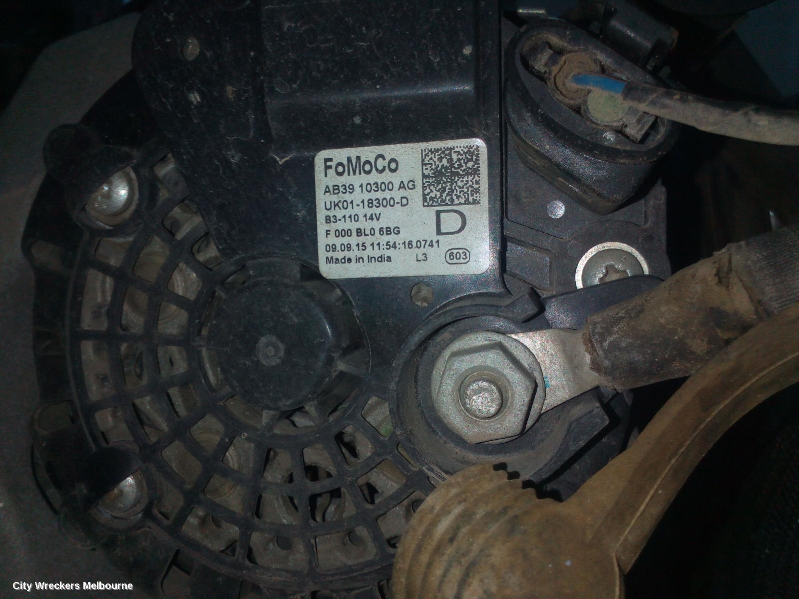 MAZDA BT50 ALTERNATOR, DIESEL, 3.2, UR, 09/2015 - 06/2020