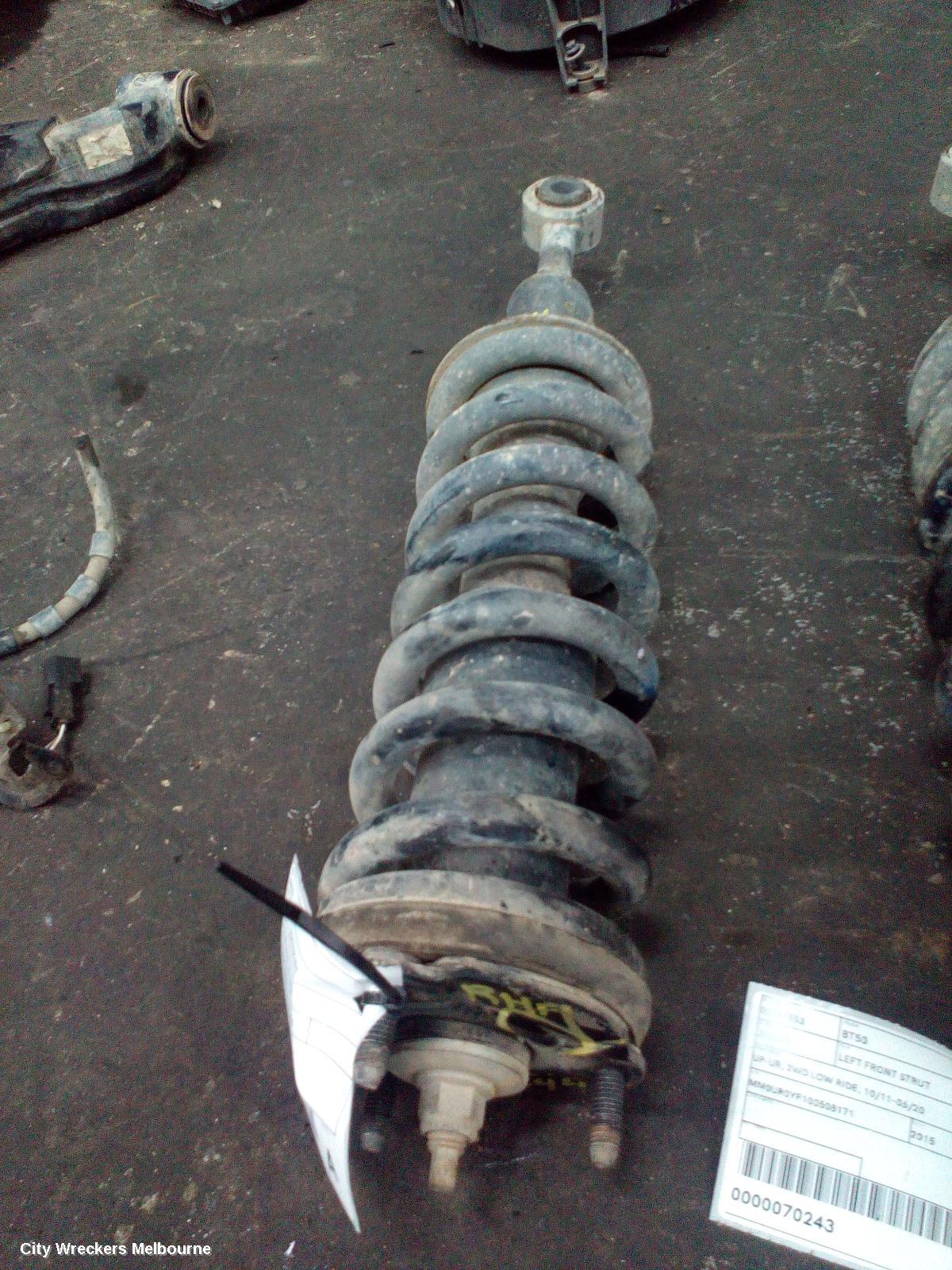 MAZDA BT50 RIGHT FRONT STRUT, UP-UR, 2WD HIGH RIDE/4WD, 10/2011 - 06/2020