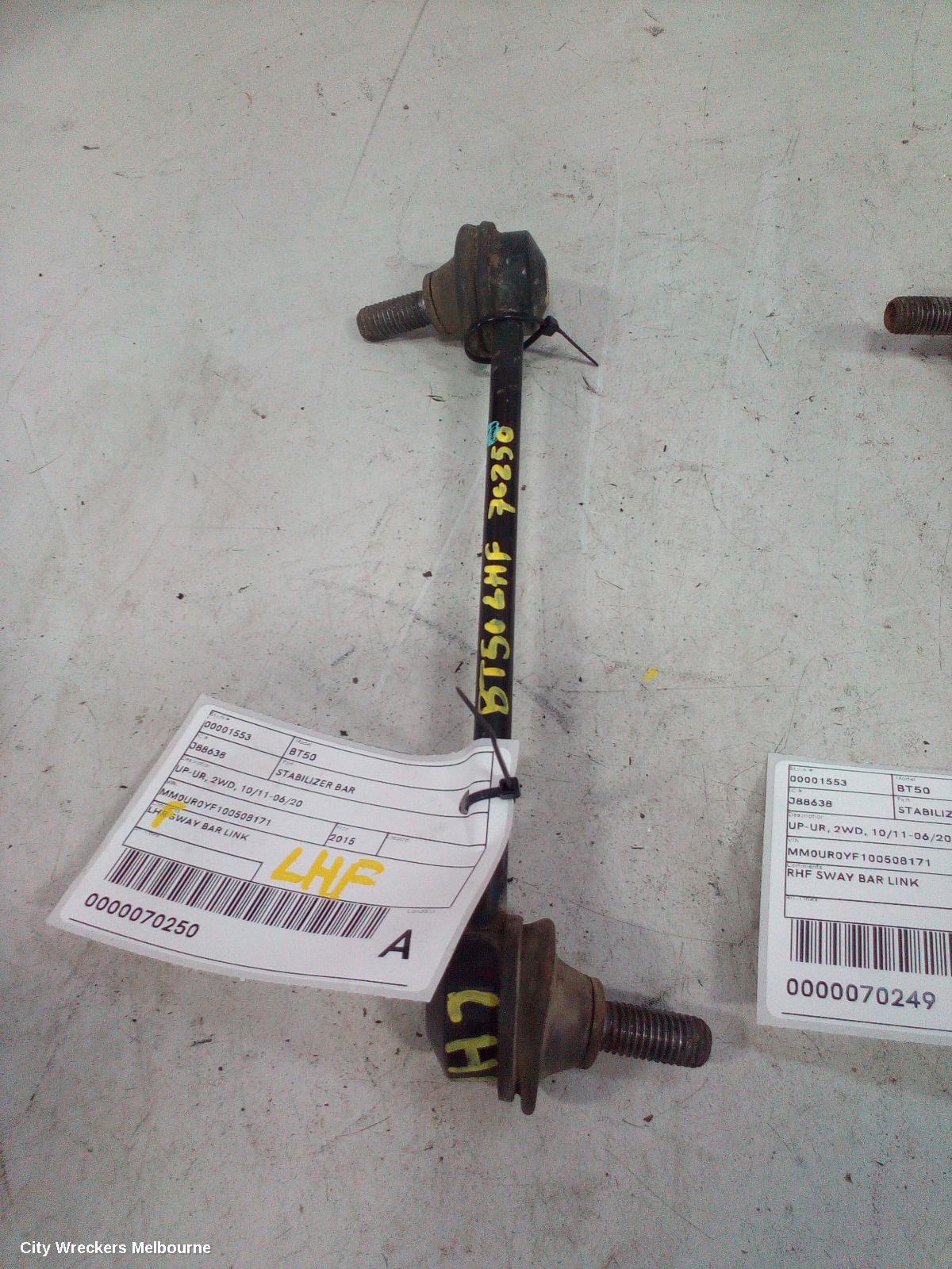 MAZDA BT50 STABILISER BAR, UP-UR, 2WD, 10/2011 - 06/2020