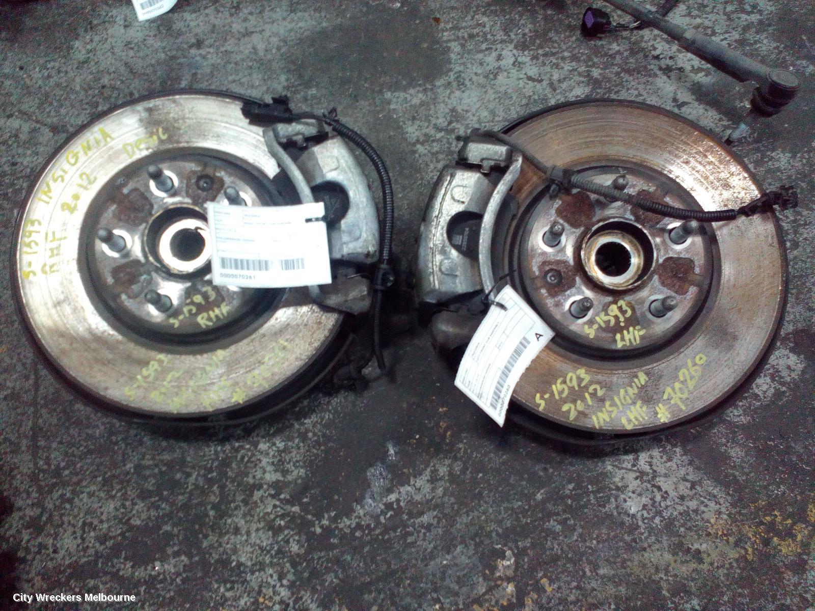 OPEL INSIGNIA LEFT FRONT HUB ASSEMBLY, 09/2012 - 12/2013
