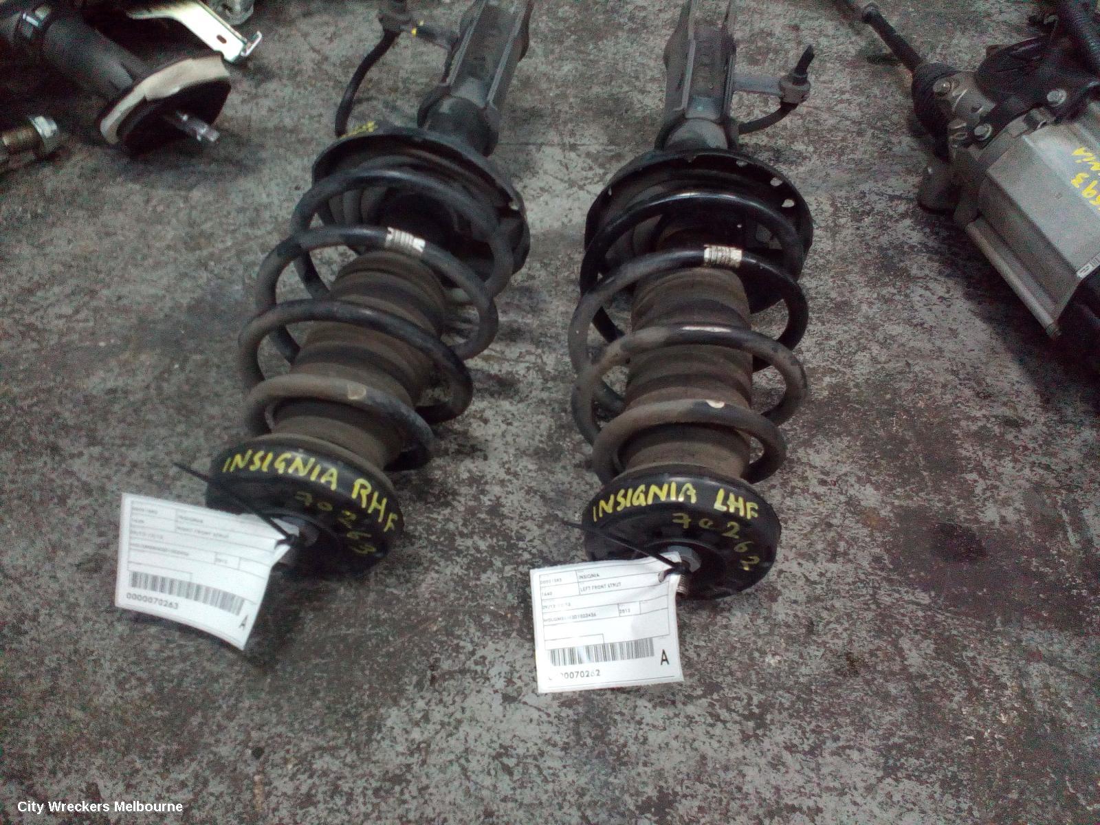 OPEL INSIGNIA LEFT FRONT STRUT, 09/2012 - 12/2013