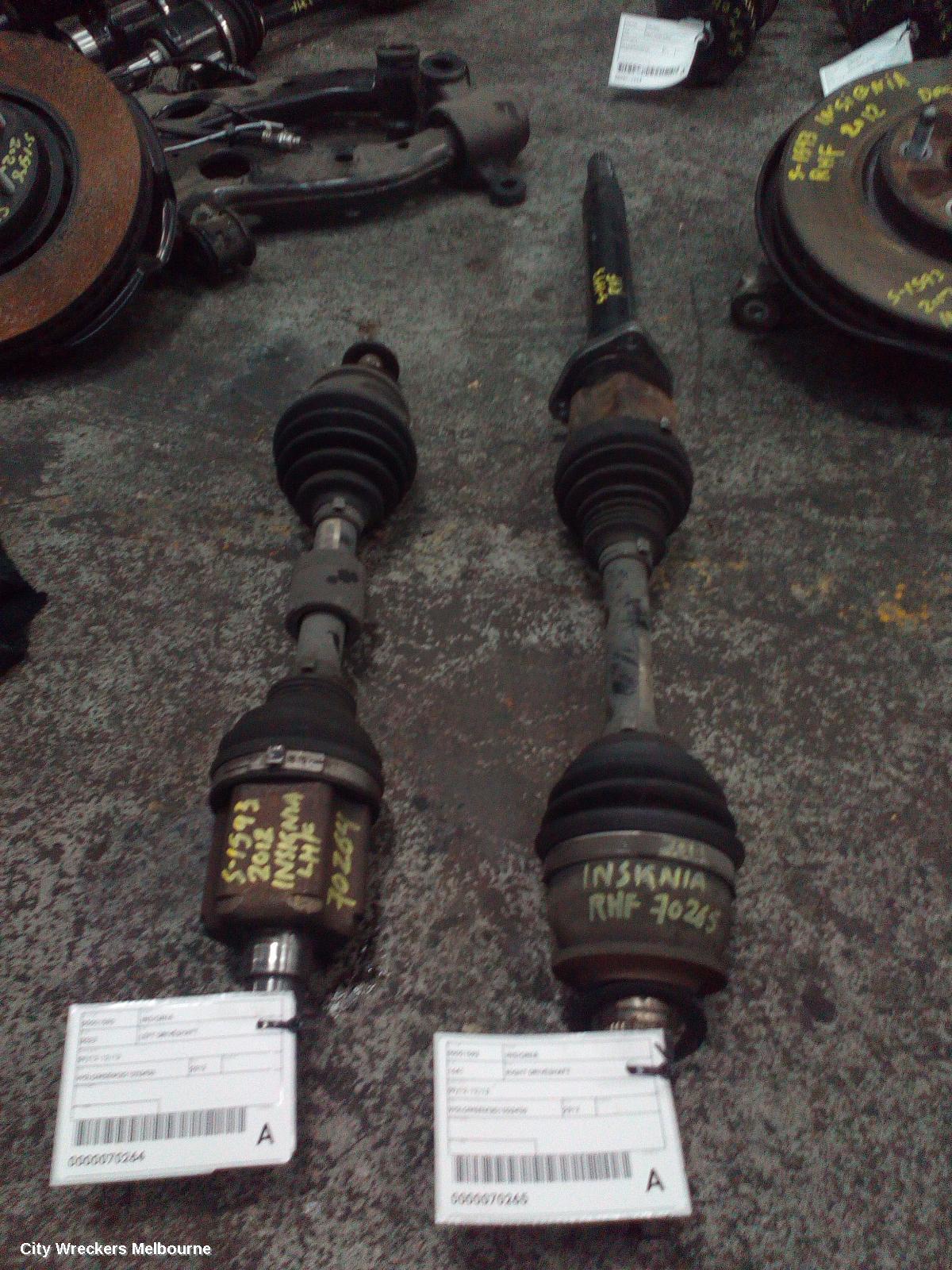 OPEL INSIGNIA LEFT DRIVESHAFT, 09/2012 - 12/2013
