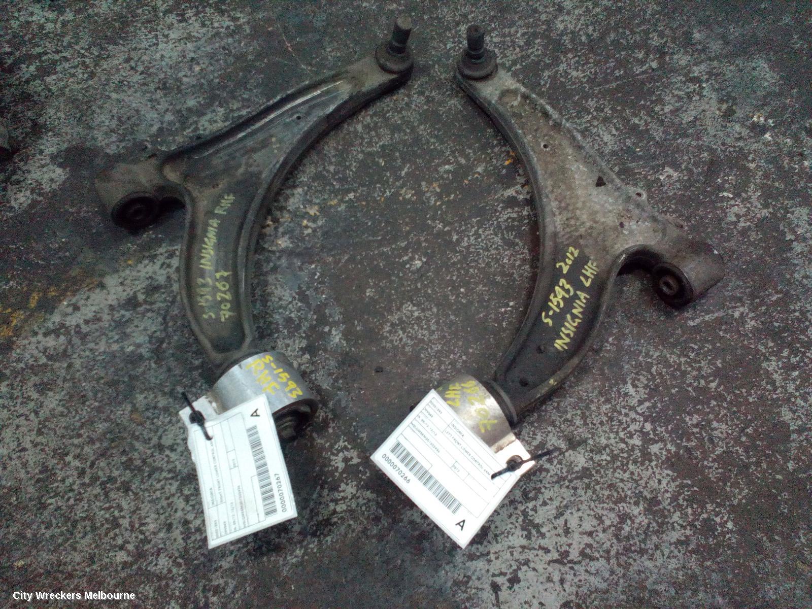 OPEL INSIGNIA LEFT FRONT LOWER CONTROL ARM, IN, 09/2012 - 12/2013