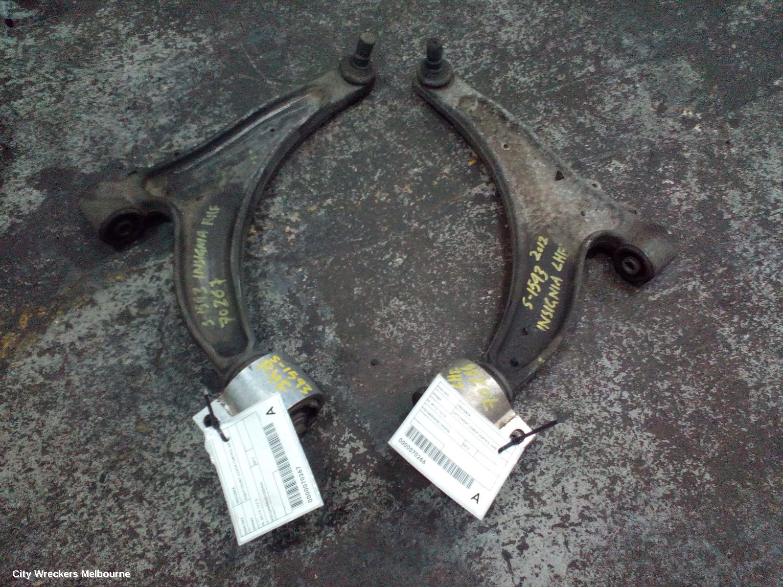OPEL INSIGNIA RIGHT FRONT LOWER CONTROL ARM, IN, 09/2012 - 12/2013