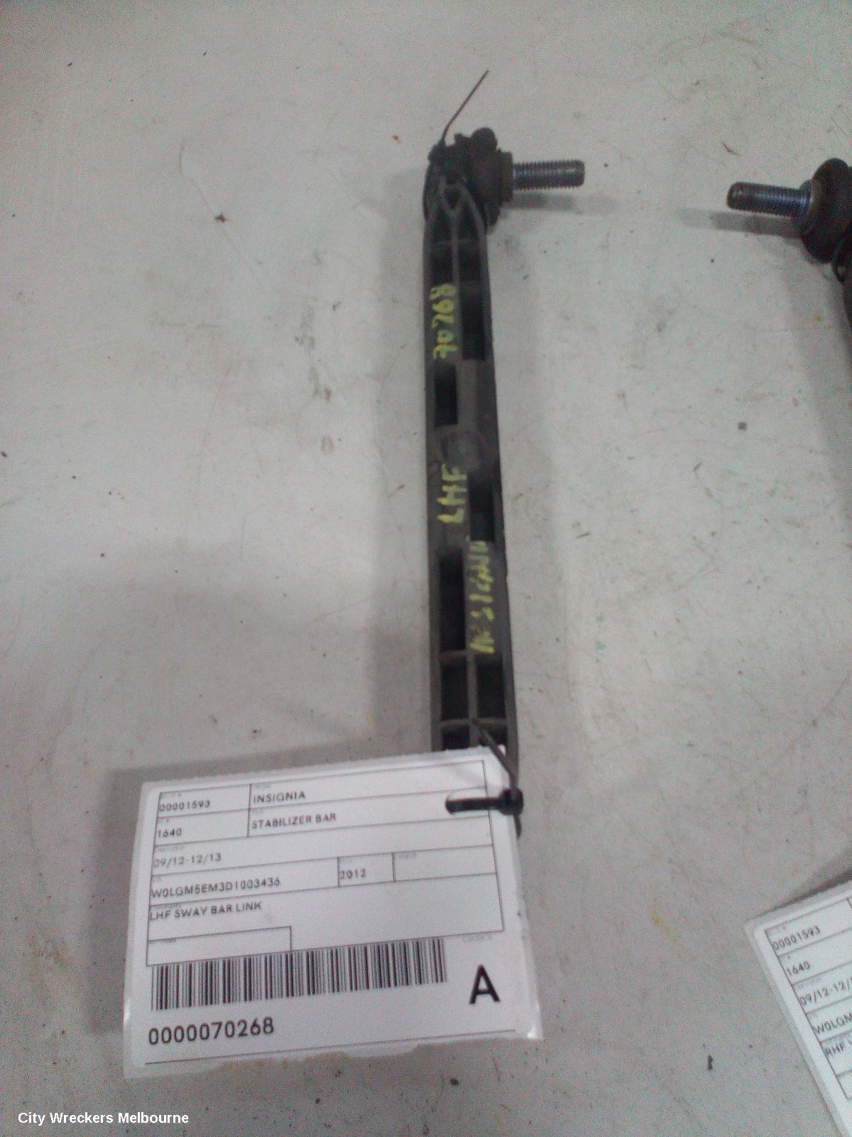 OPEL INSIGNIA STABILISER BAR, 09/2012 - 12/2013