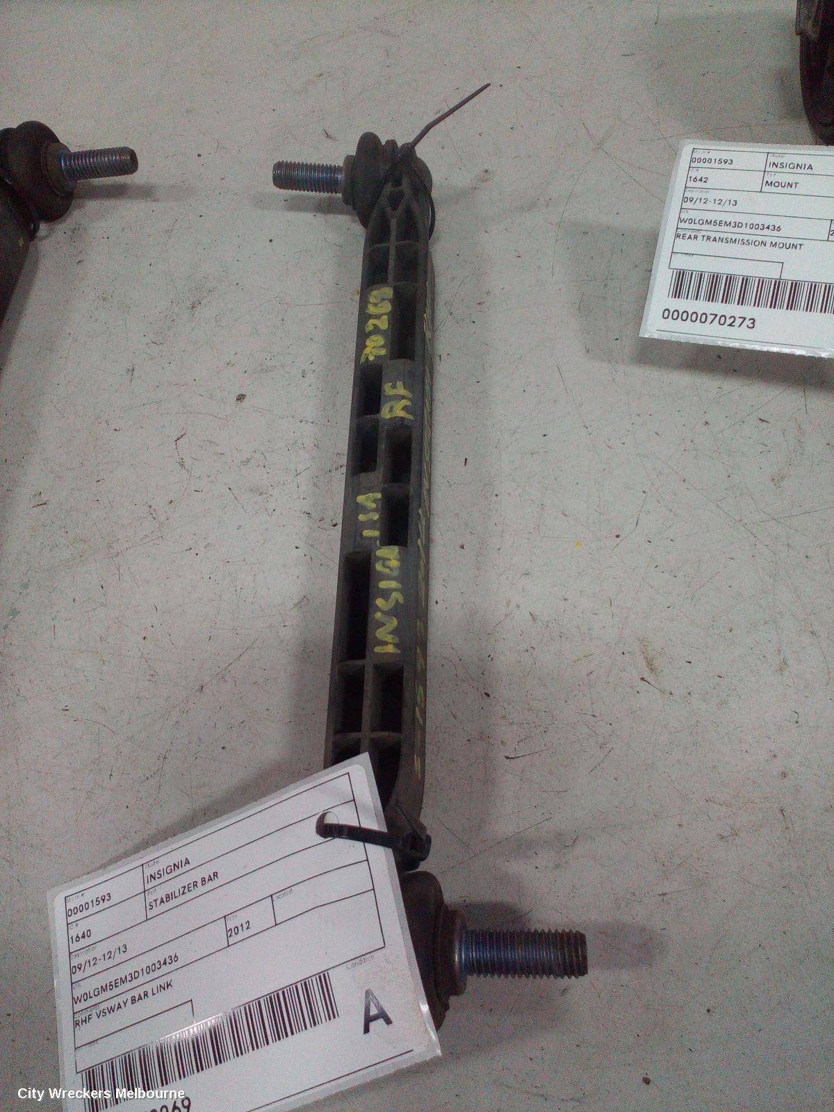 OPEL INSIGNIA STABILISER BAR, 09/2012 - 12/2013