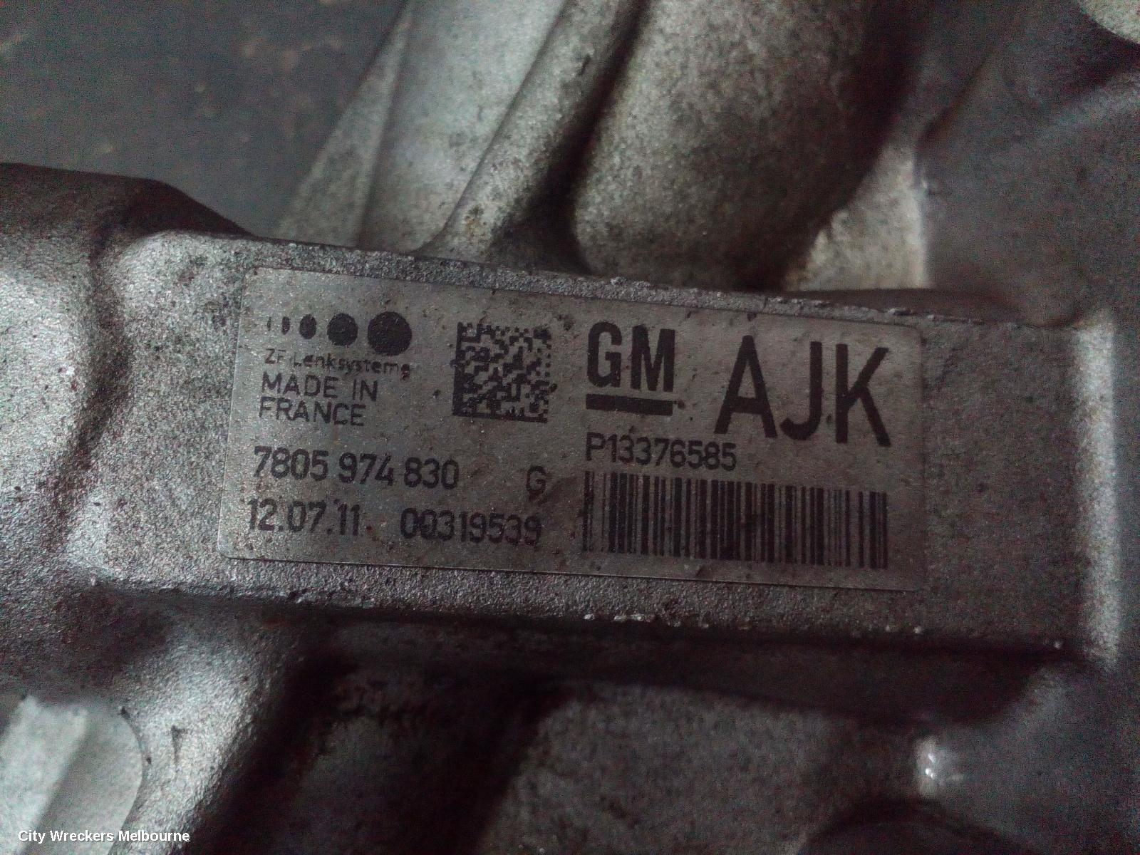 OPEL INSIGNIA STEERING BOX/RACK, IN, ELECTRIC TYPE, 09/2012 - 12/2013