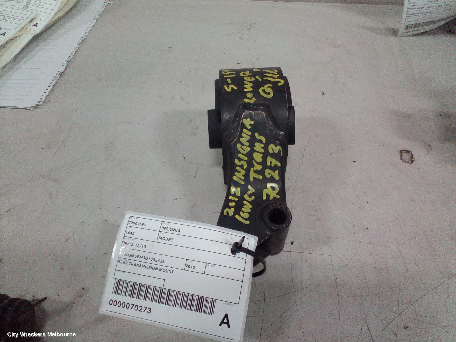 OPEL INSIGNIA MOUNT, 09/2012 - 12/2013
