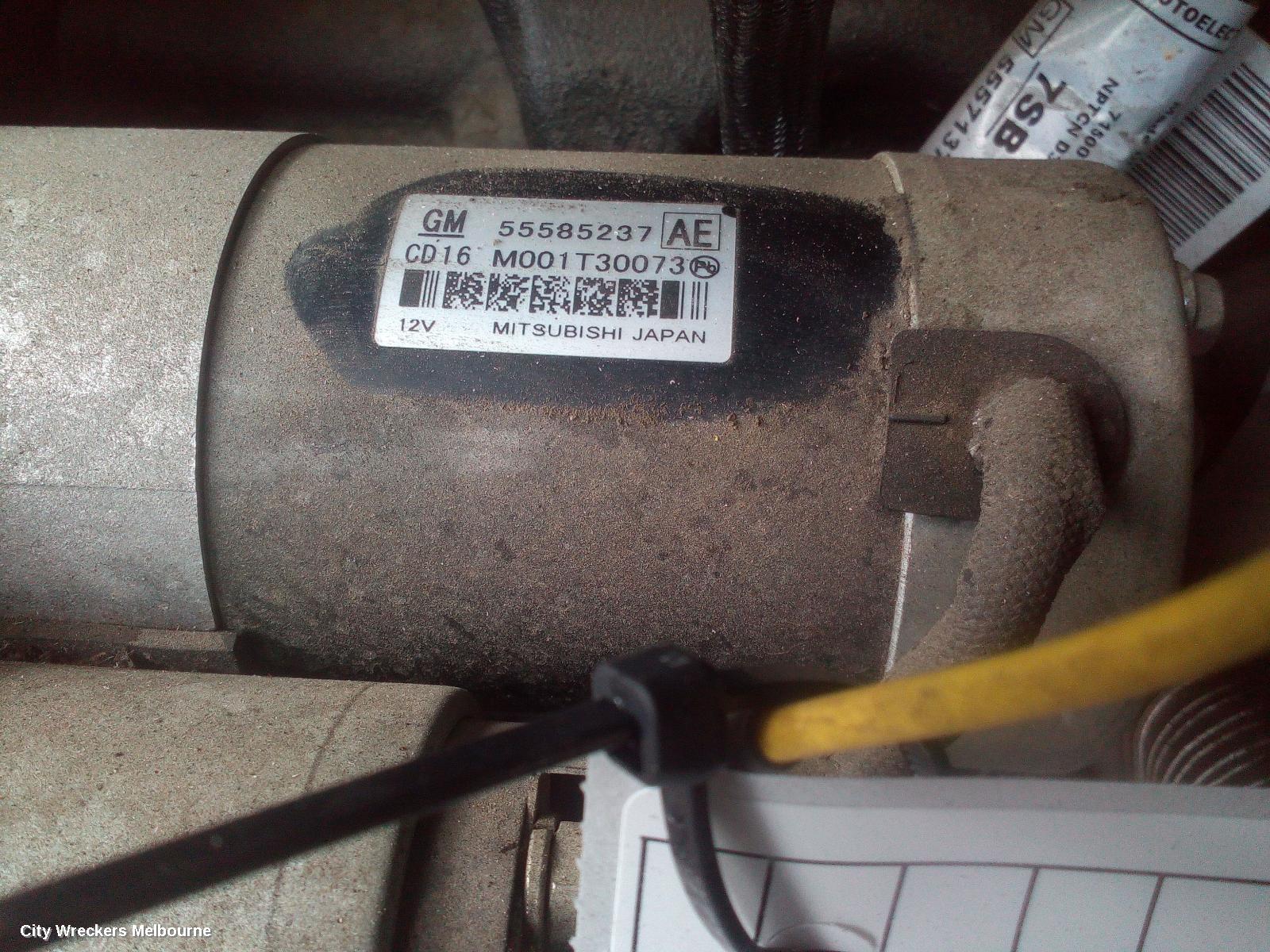 OPEL INSIGNIA STARTER, DIESEL, 2.0, TURBO, IN, 09/2012 - 12/2013