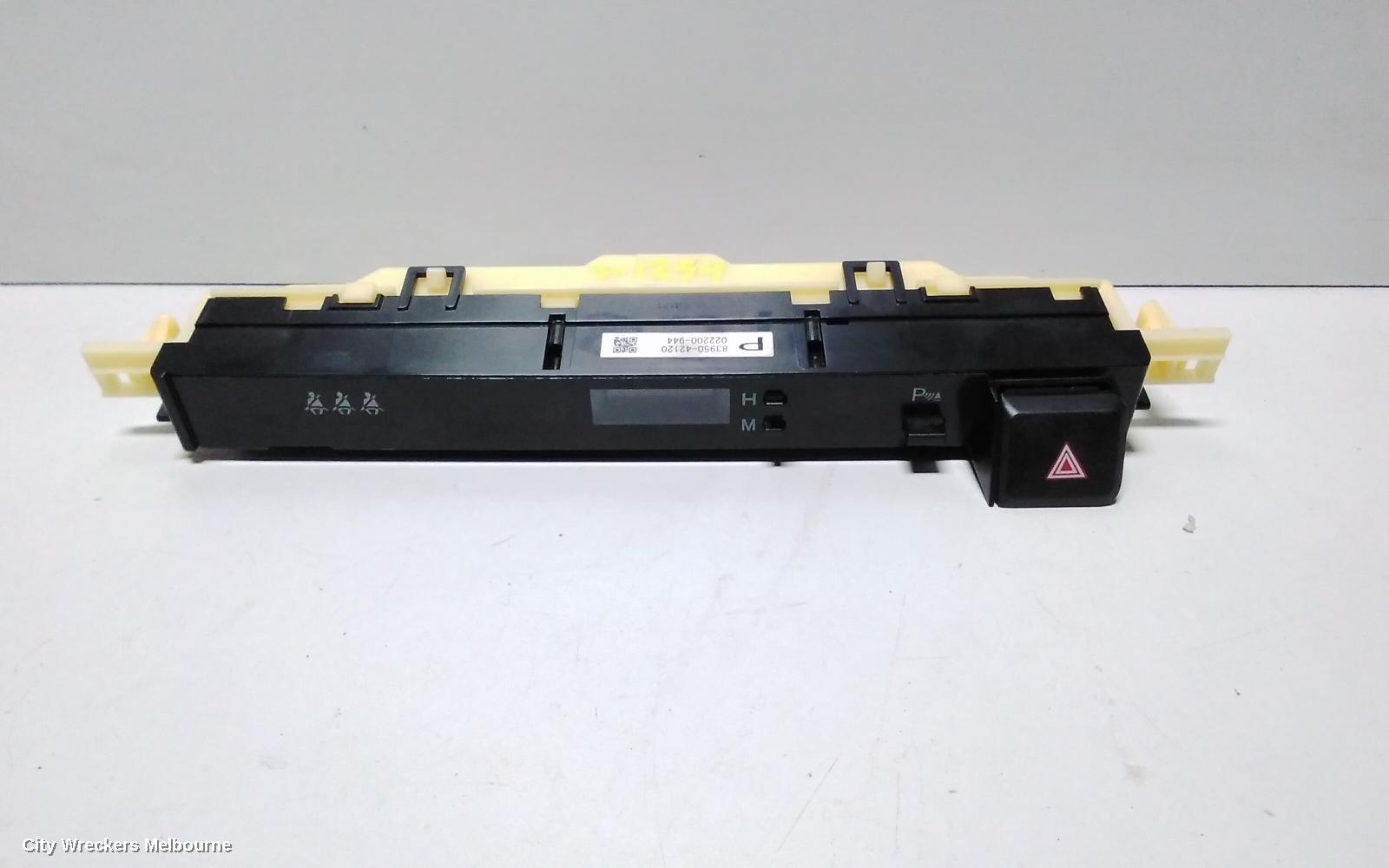 TOYOTA RAV4 CLOCK, XA40, 12/2012 - 12/2018