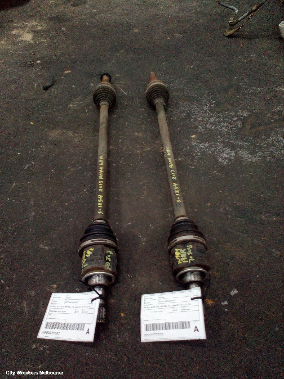 TOYOTA RAV4 LEFT DRIVESHAFT, FRONT, AUTO T/M, PETROL, 2.5, ASA44R, 12/2012 - 11/2018