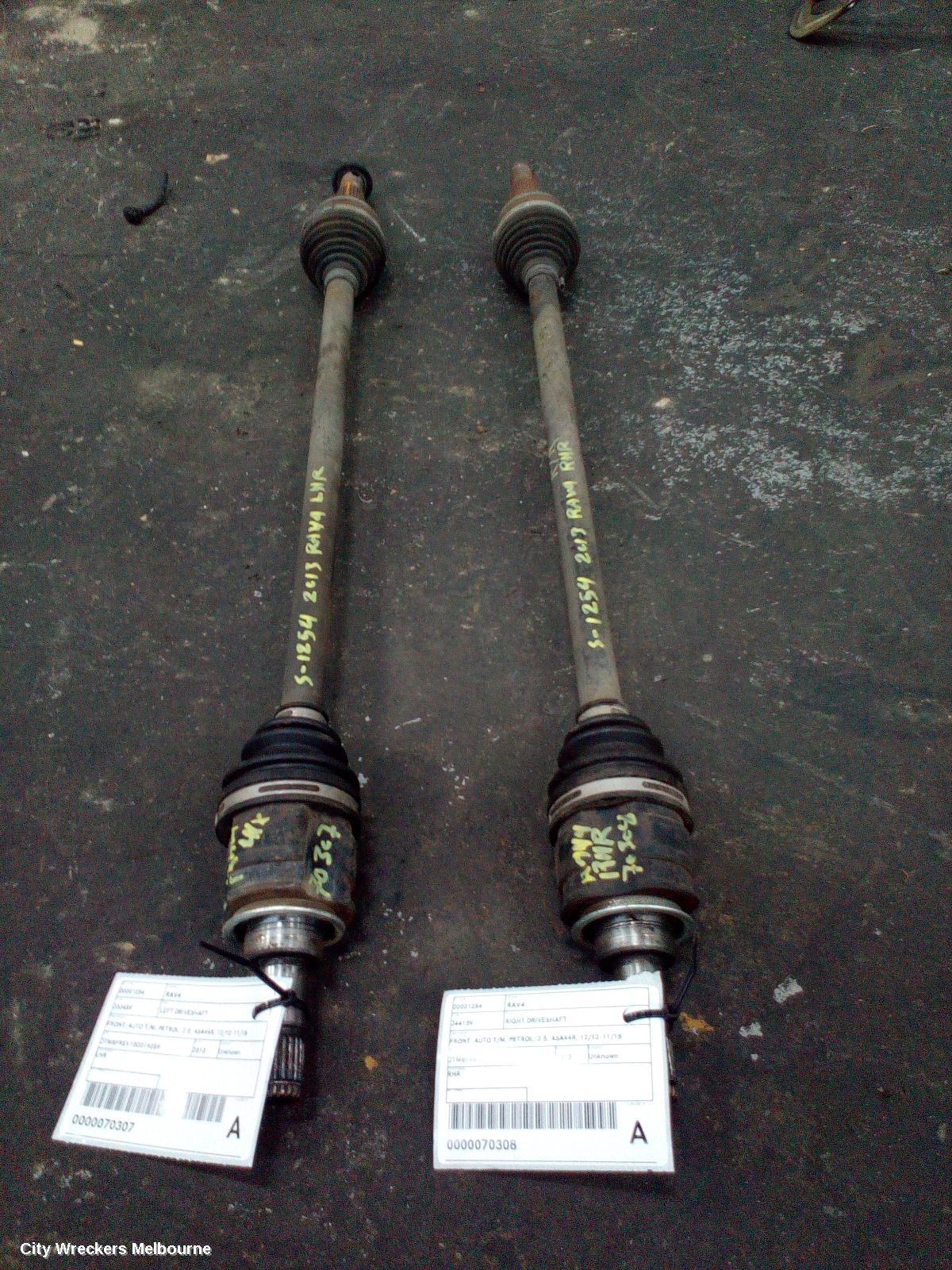 TOYOTA RAV4 RIGHT DRIVESHAFT, REAR, XA40, 12/2012 - 11/2018