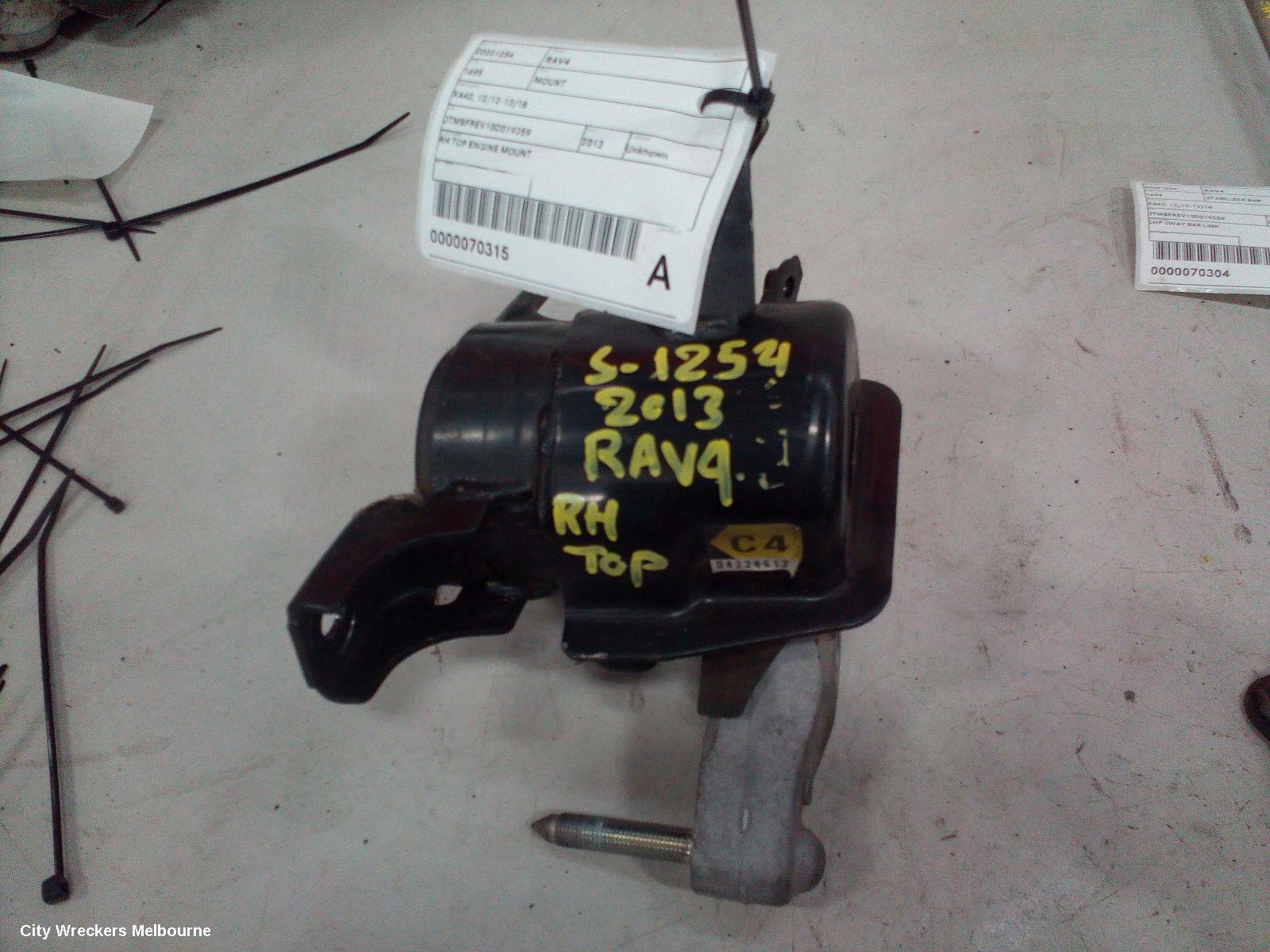 TOYOTA RAV4 MOUNT, XA40, 12/2012 - 12/2018