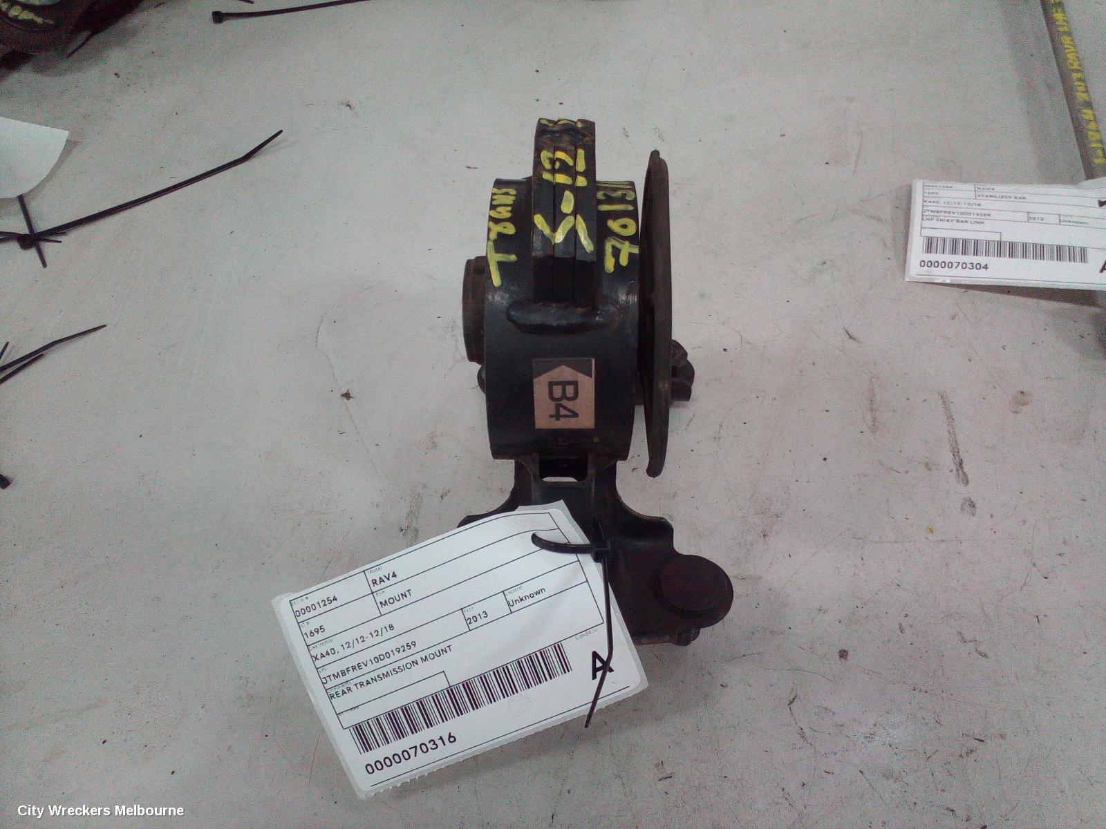 TOYOTA RAV4 MOUNT, XA40, 12/2012 - 12/2018
