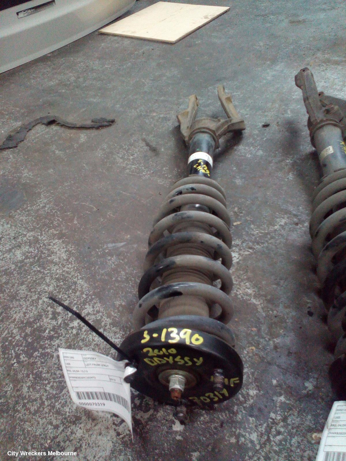 HONDA ODYSSEY LEFT FRONT STRUT, RB3, 04/2009 - 12/2013