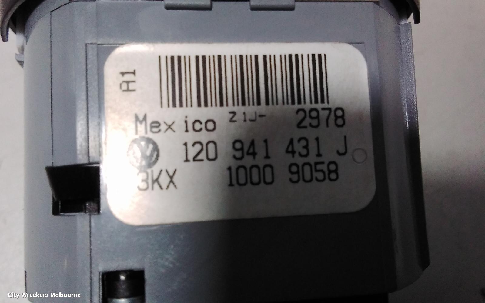 SKODA OCTAVIA COMBINATION SWITCH, HEADLAMP SWITCH, 1Z, W/ AUTO LIGHT, FRONT & REAR FOGLAMP TYPE, 03/2009 - 10/2013