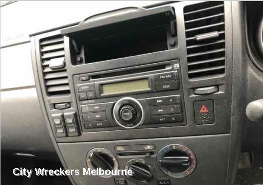 NISSAN TIIDA RADIO/CD/DVD/SAT/TV, FACTORY, C11, 09/2004 - 01/2013